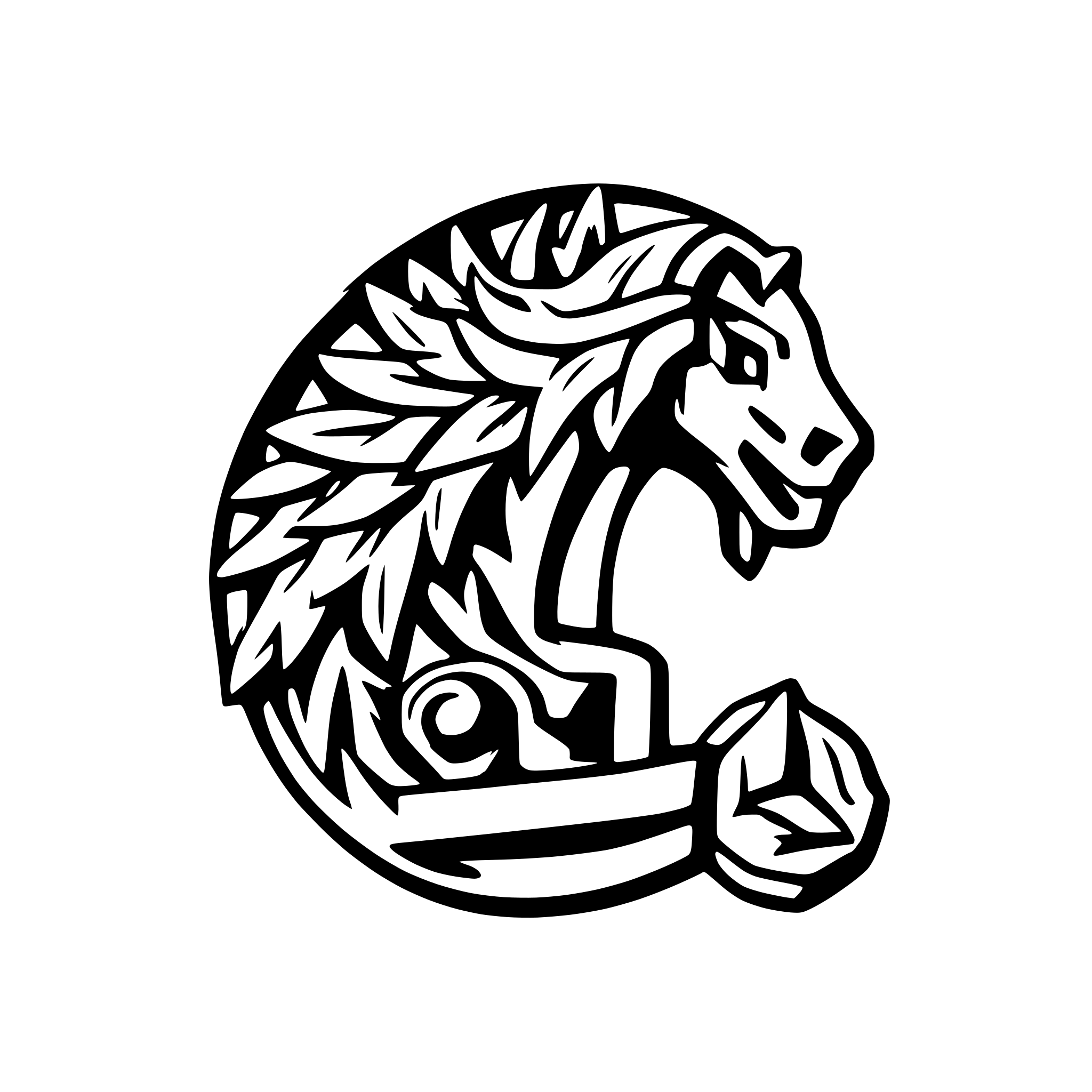AI-generated SVG of a Harch War Mechanical Pegasus