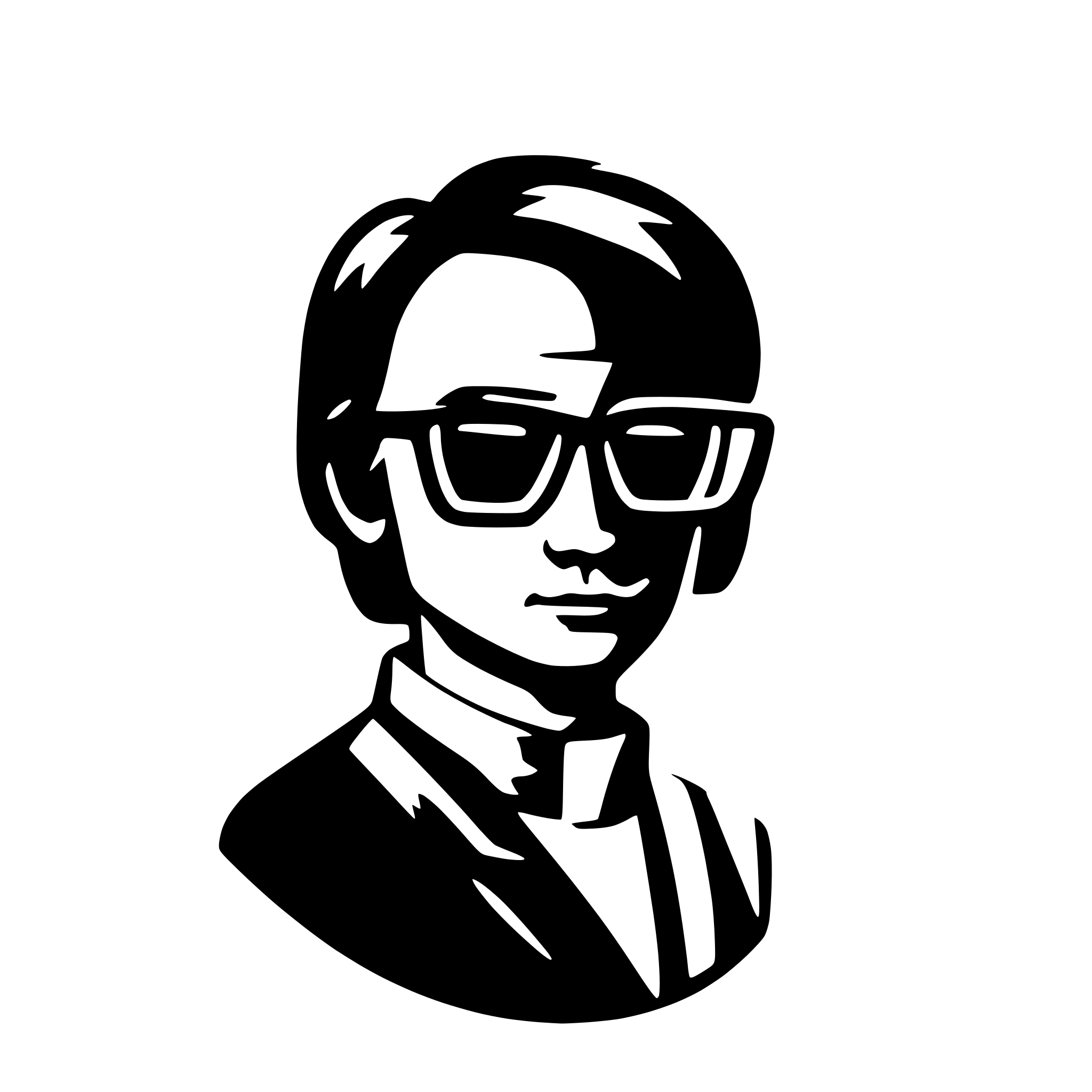AI-generated SVG of 'user for icon site'