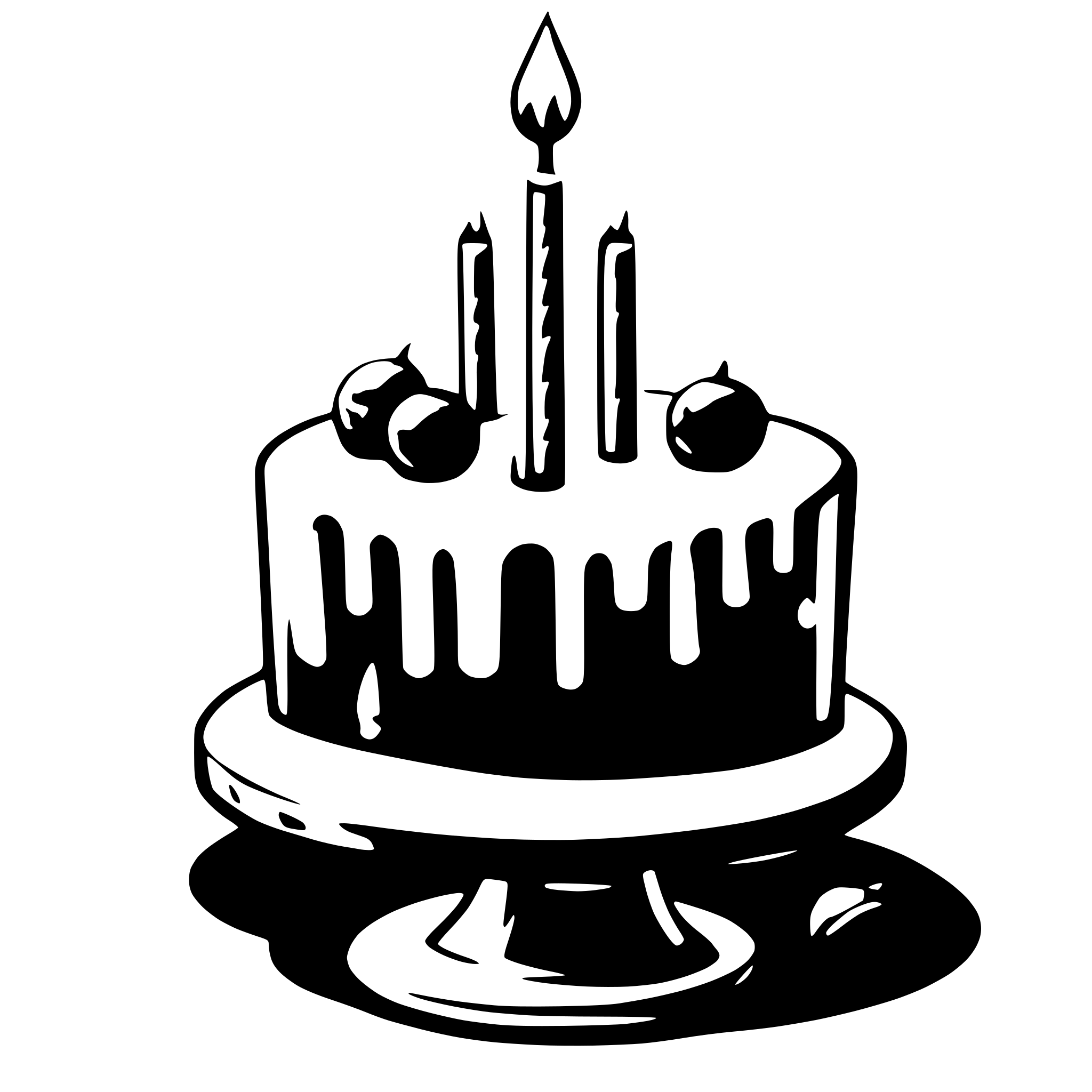 AI-generated SVG of a happy birthday