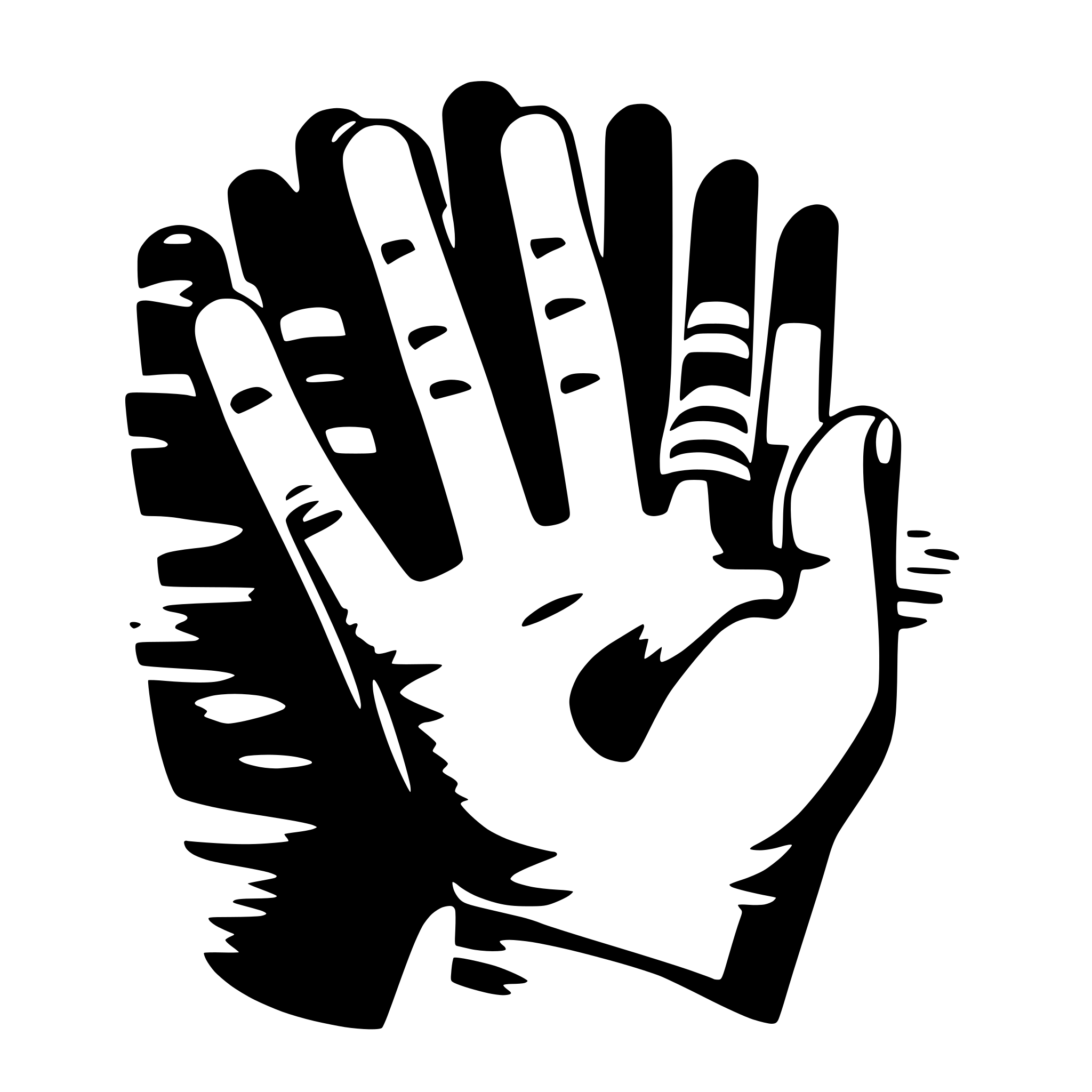 AI-generated SVG of ''music, hand''
