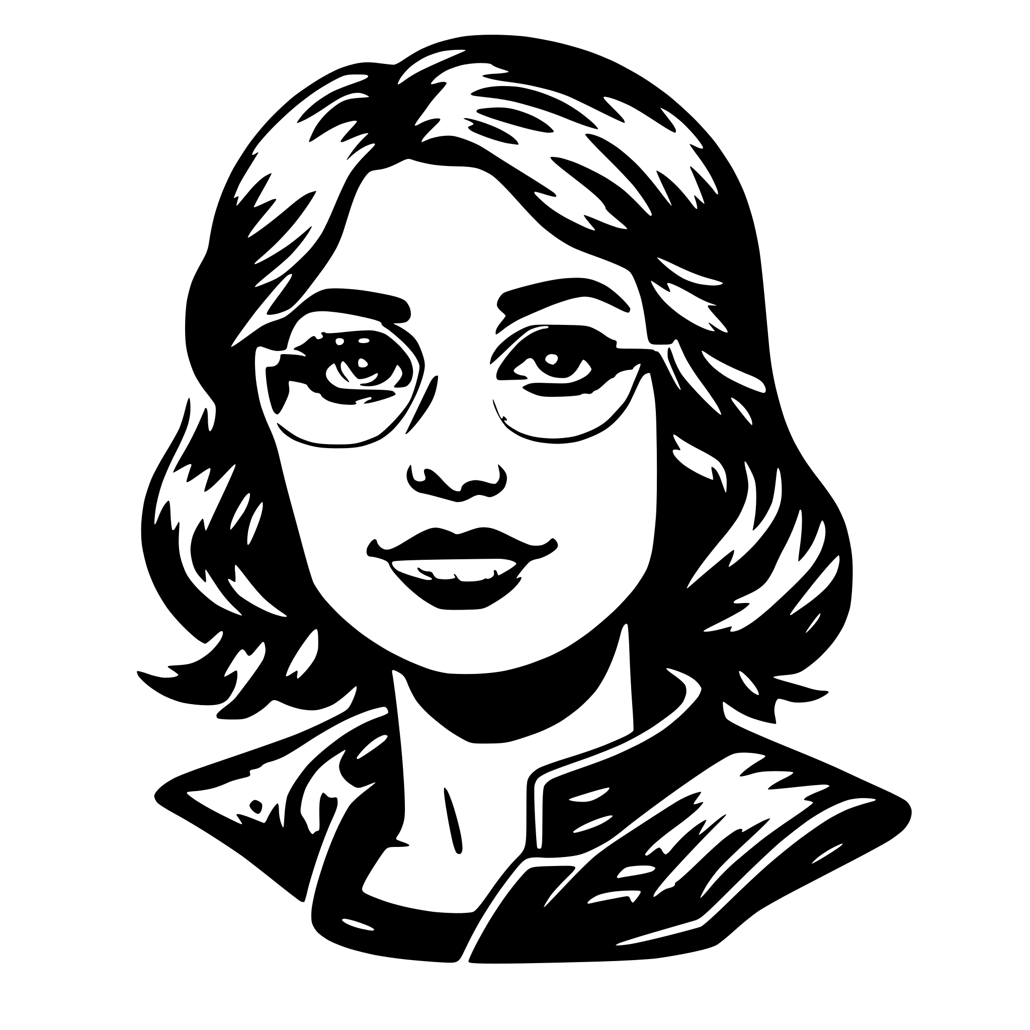 AI-generated SVG of 'natural language processing'