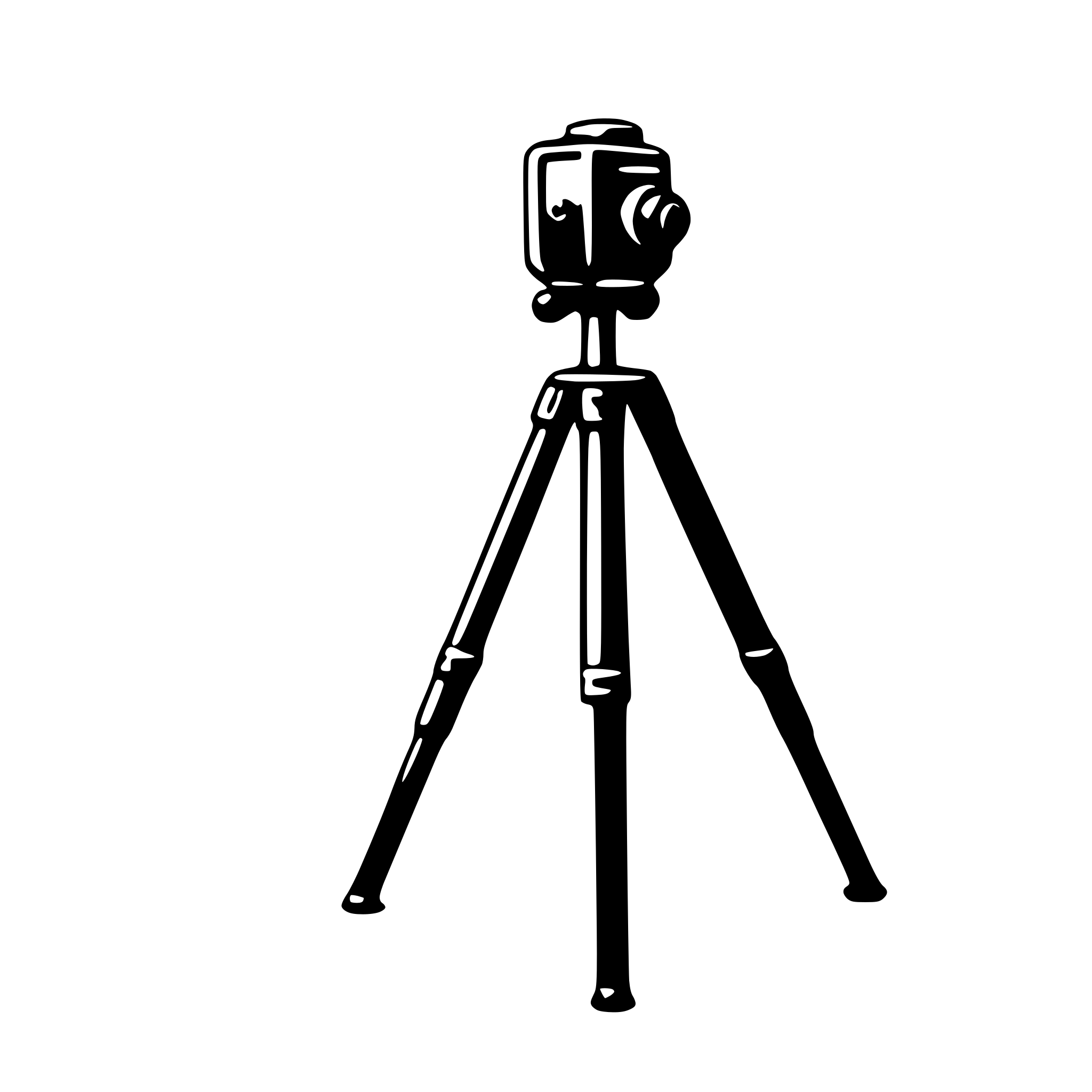 AI-generated SVG of a tripod