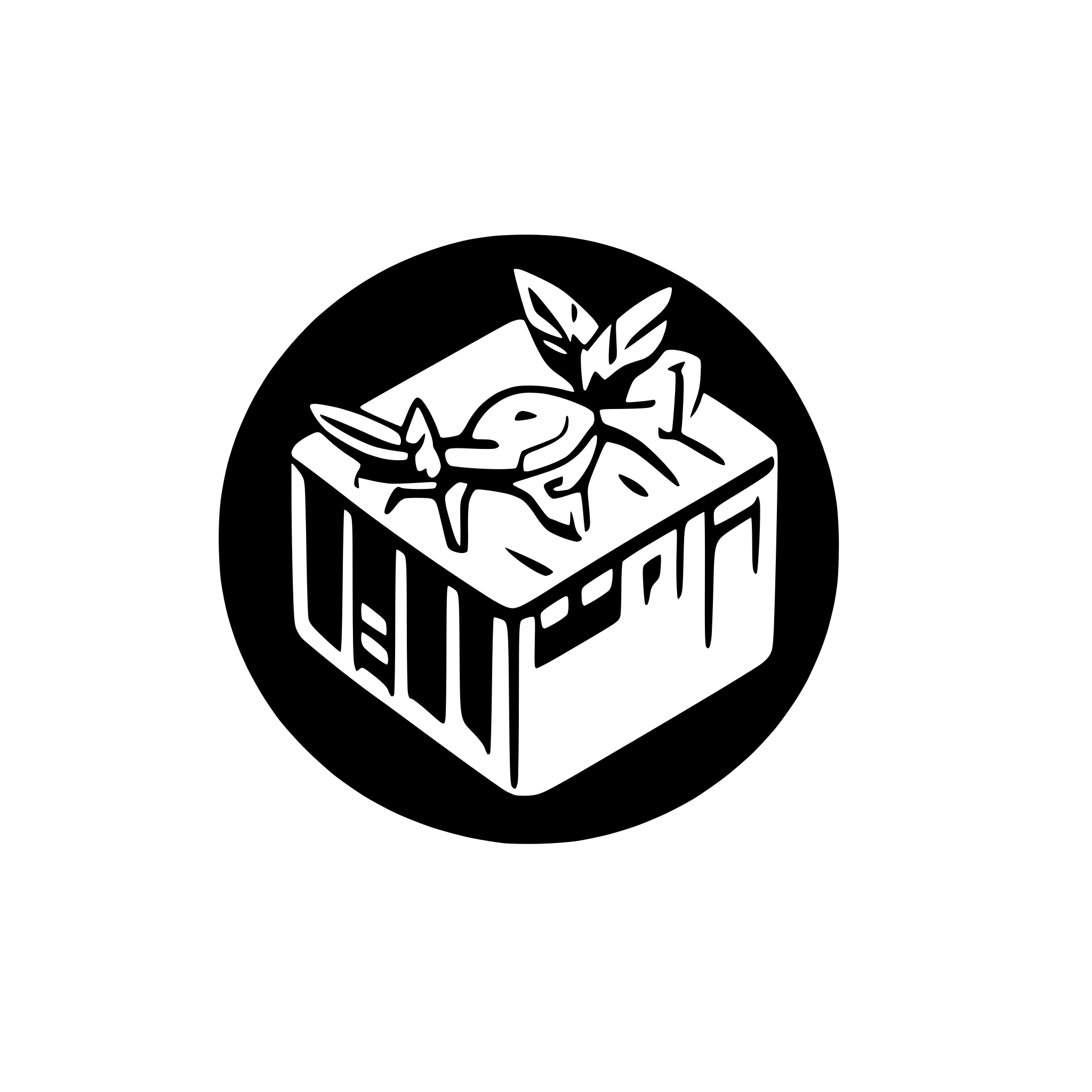AI-generated SVG of a drone logo