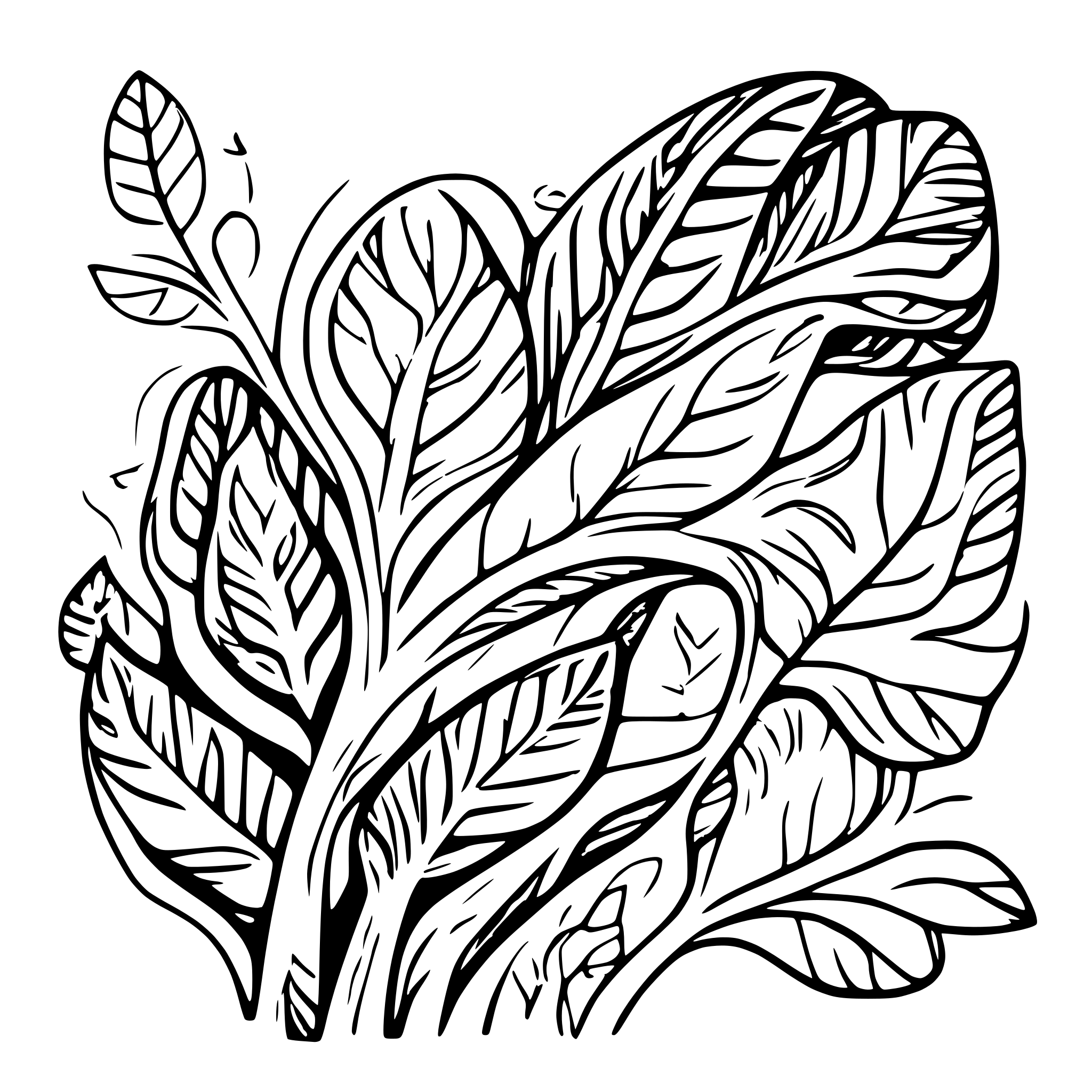 AI-generated SVG of 'Neo tribal'