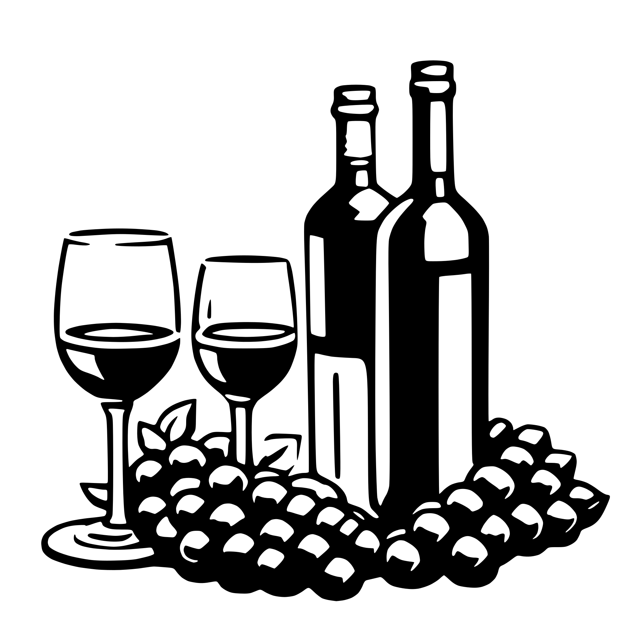 AI-generated SVG of 'wine'