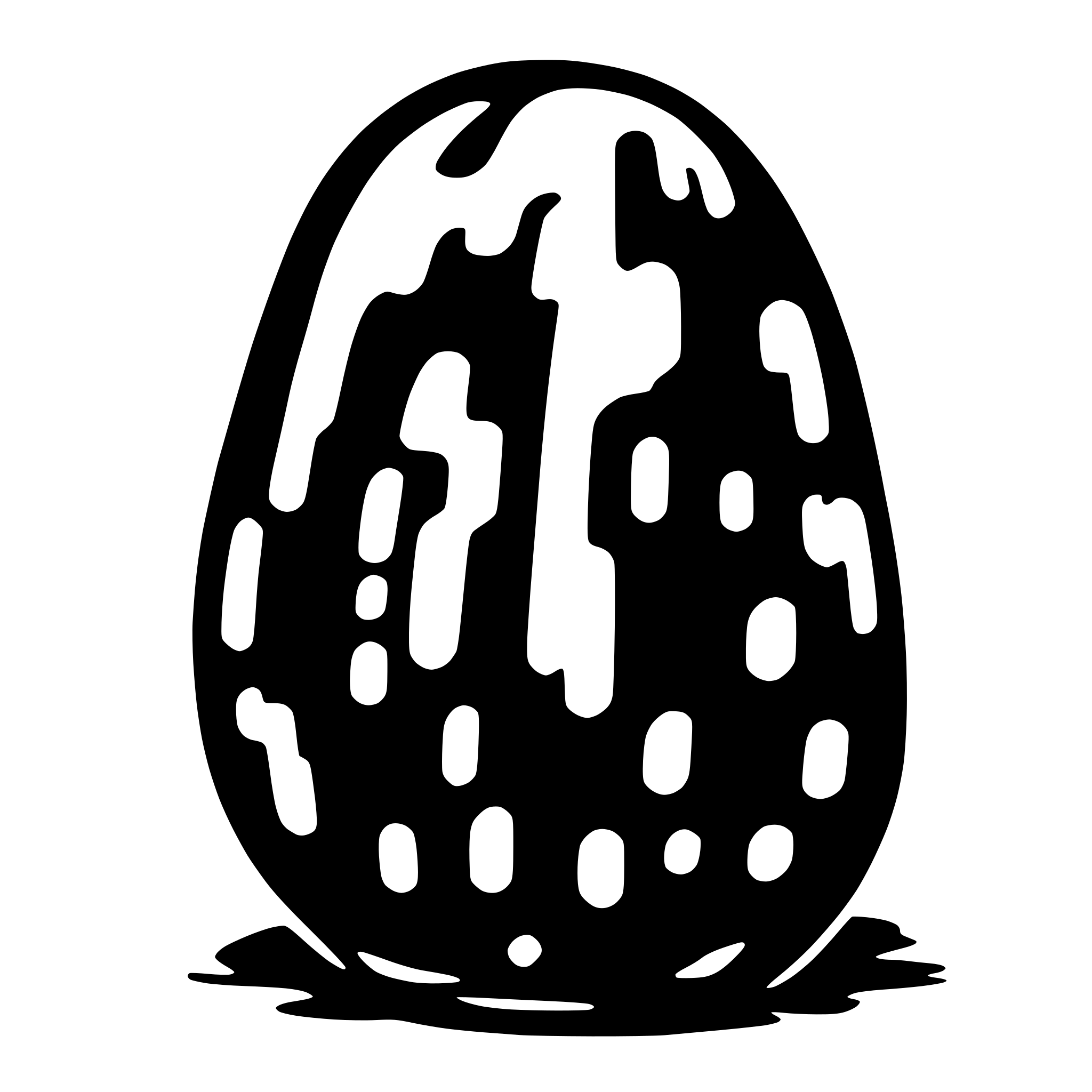 AI-generated SVG of a blob