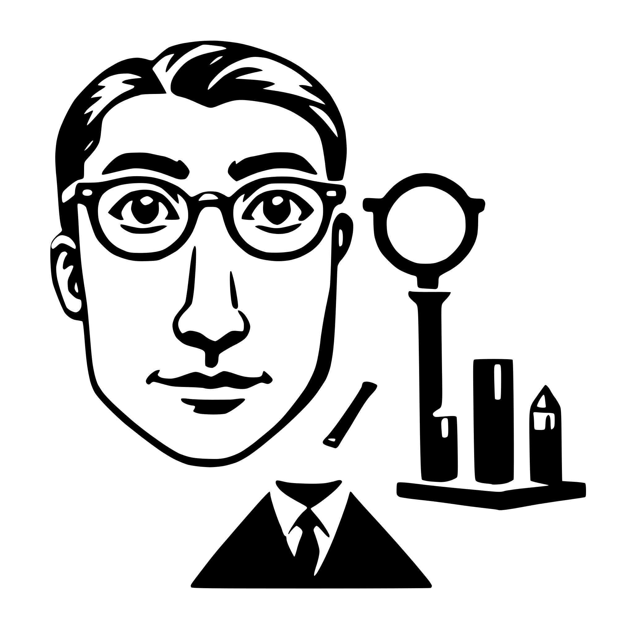 AI-generated SVG of a optician
