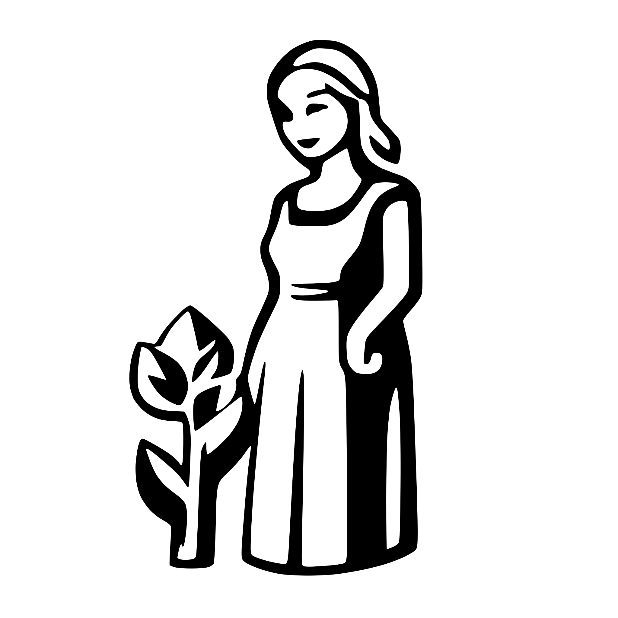 AI-generated SVG of 'Two women. One is pregnant'