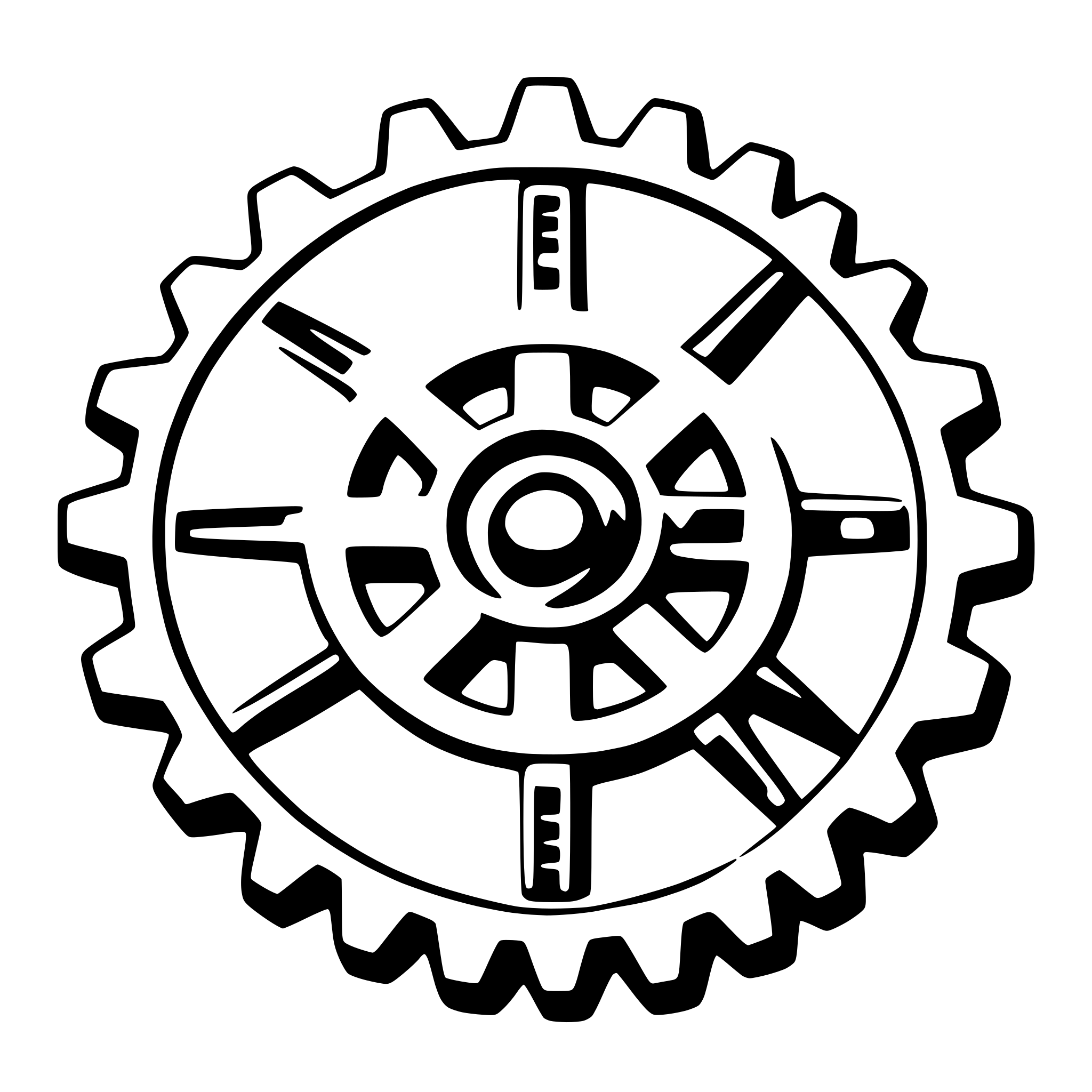 AI-generated SVG of a cog macos style