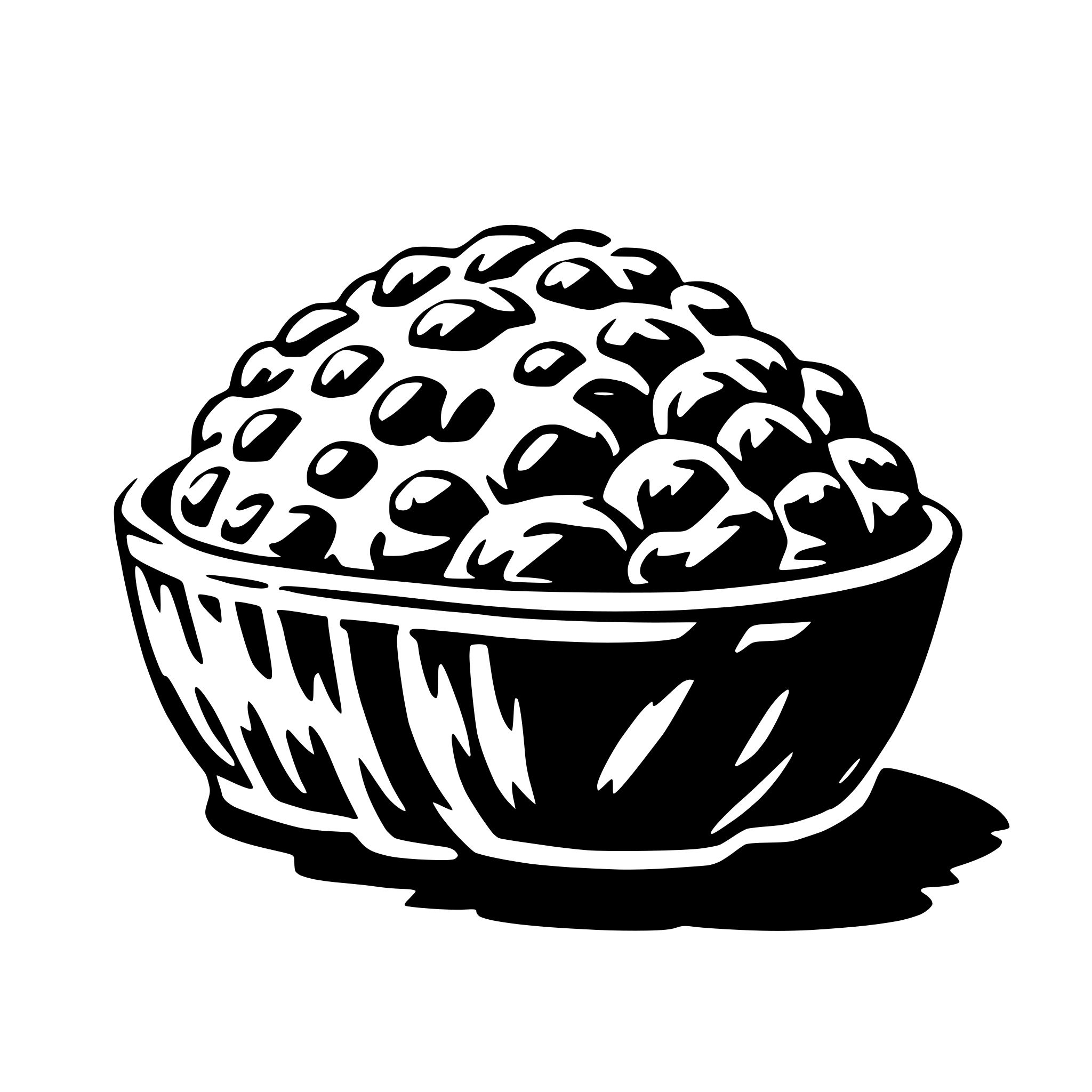 AI-generated SVG of 'truffle'