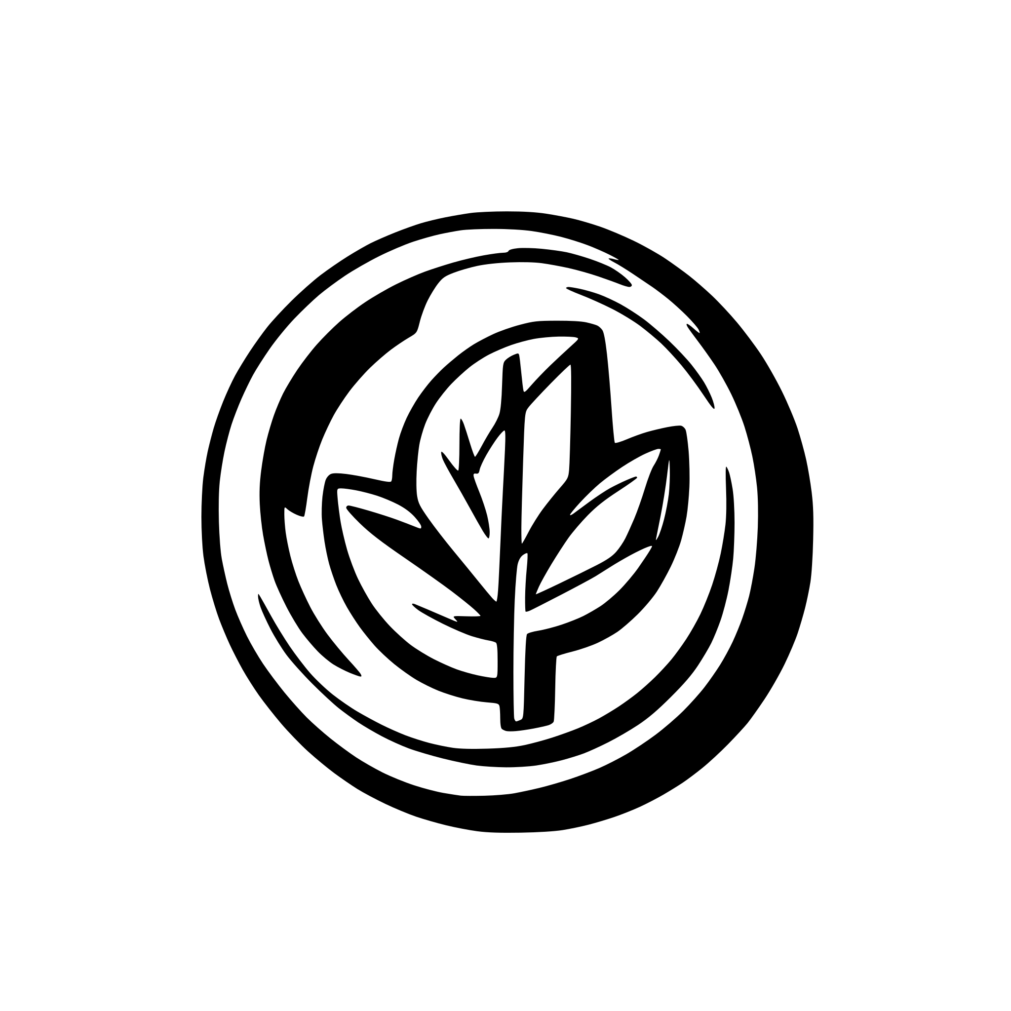 AI-generated SVG of 'Abstract C logo'