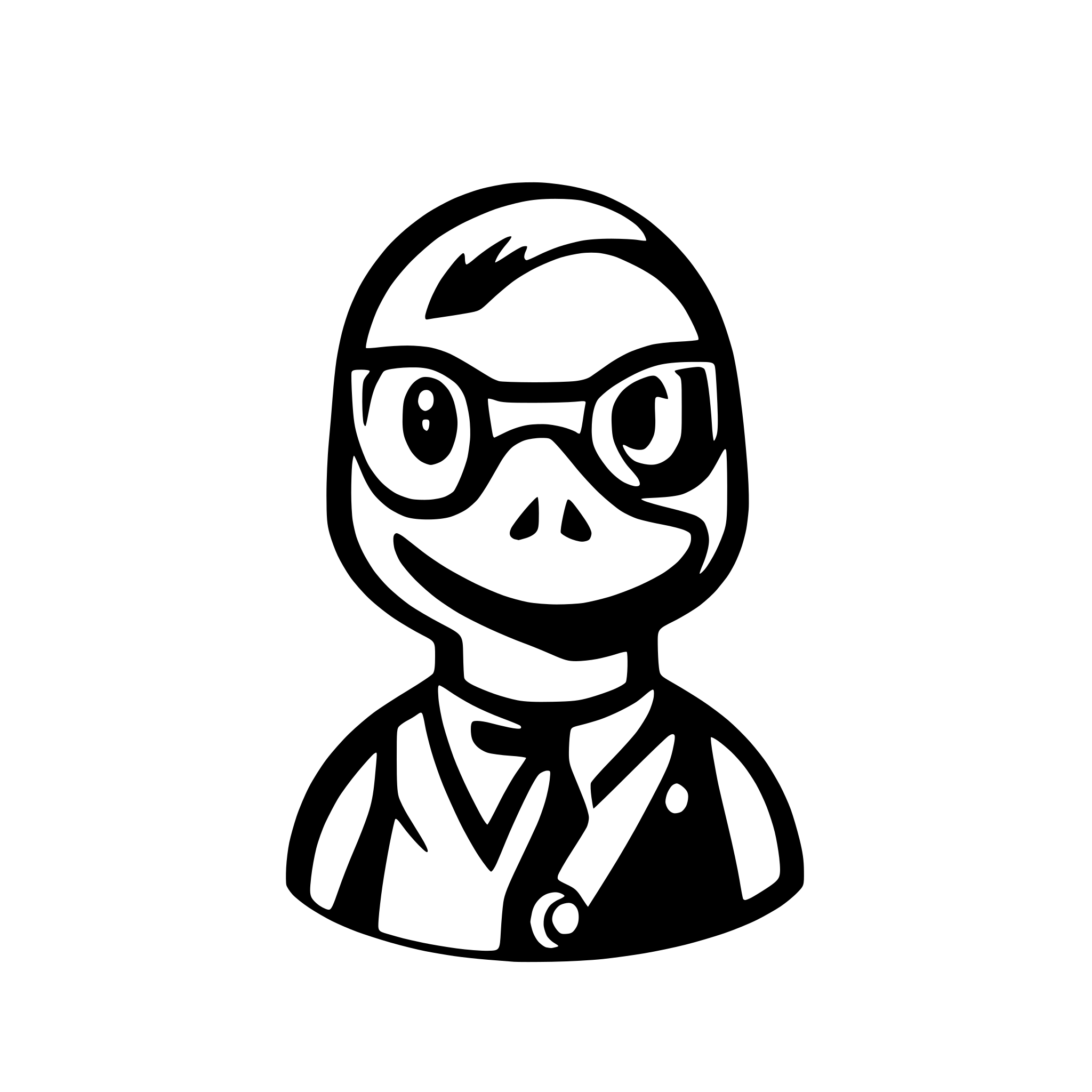 AI-generated SVG of a Nerdy duck