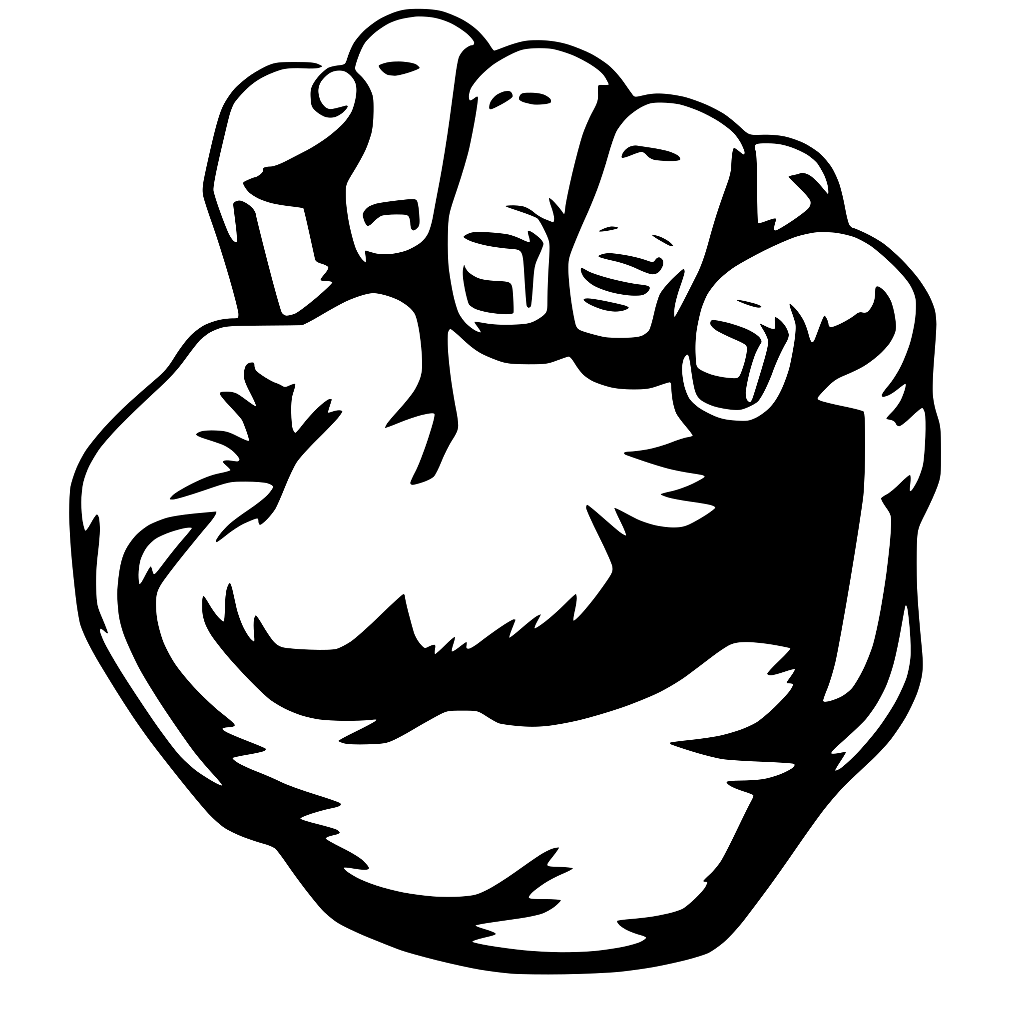 AI-generated SVG of a biceps