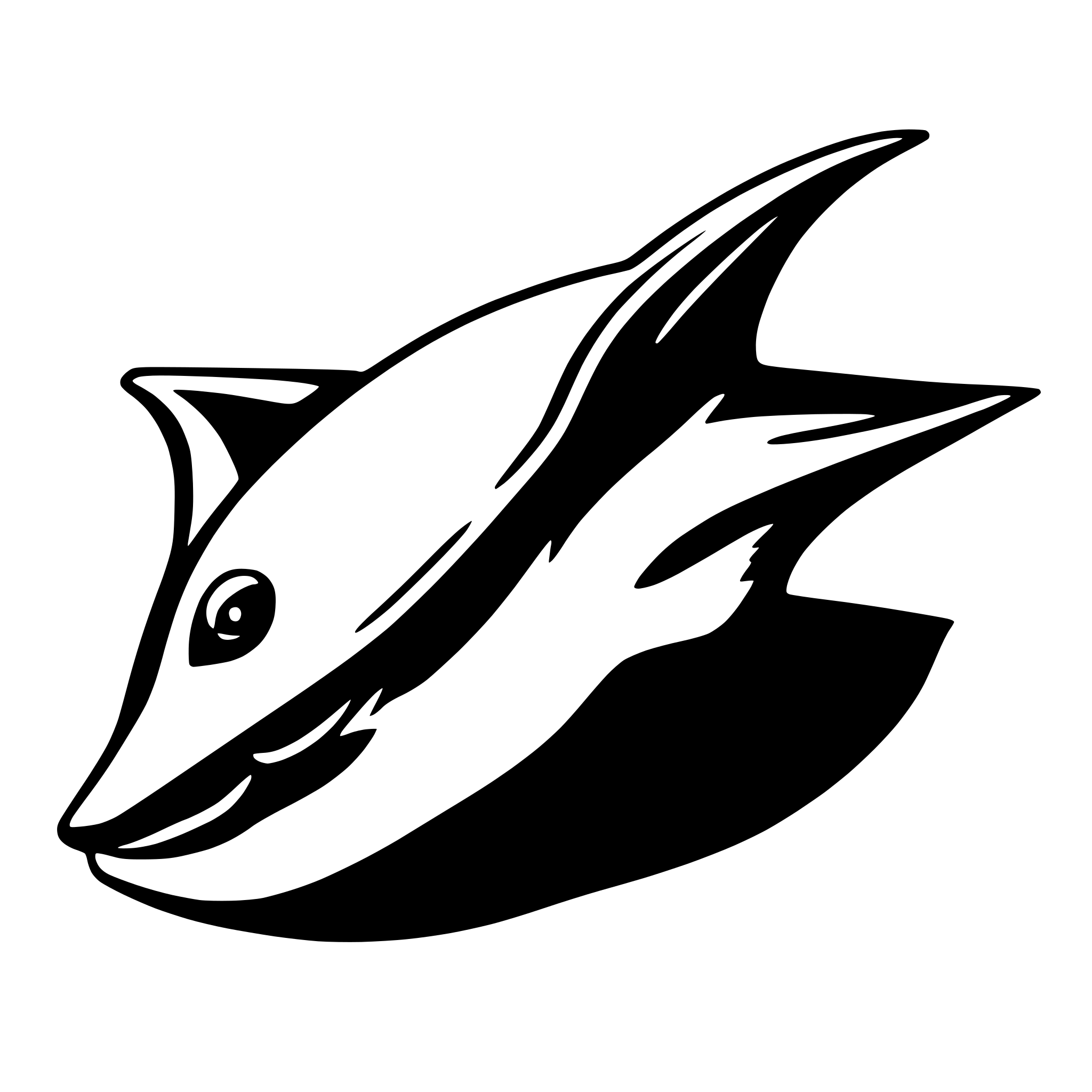 AI-generated SVG of a manta ray