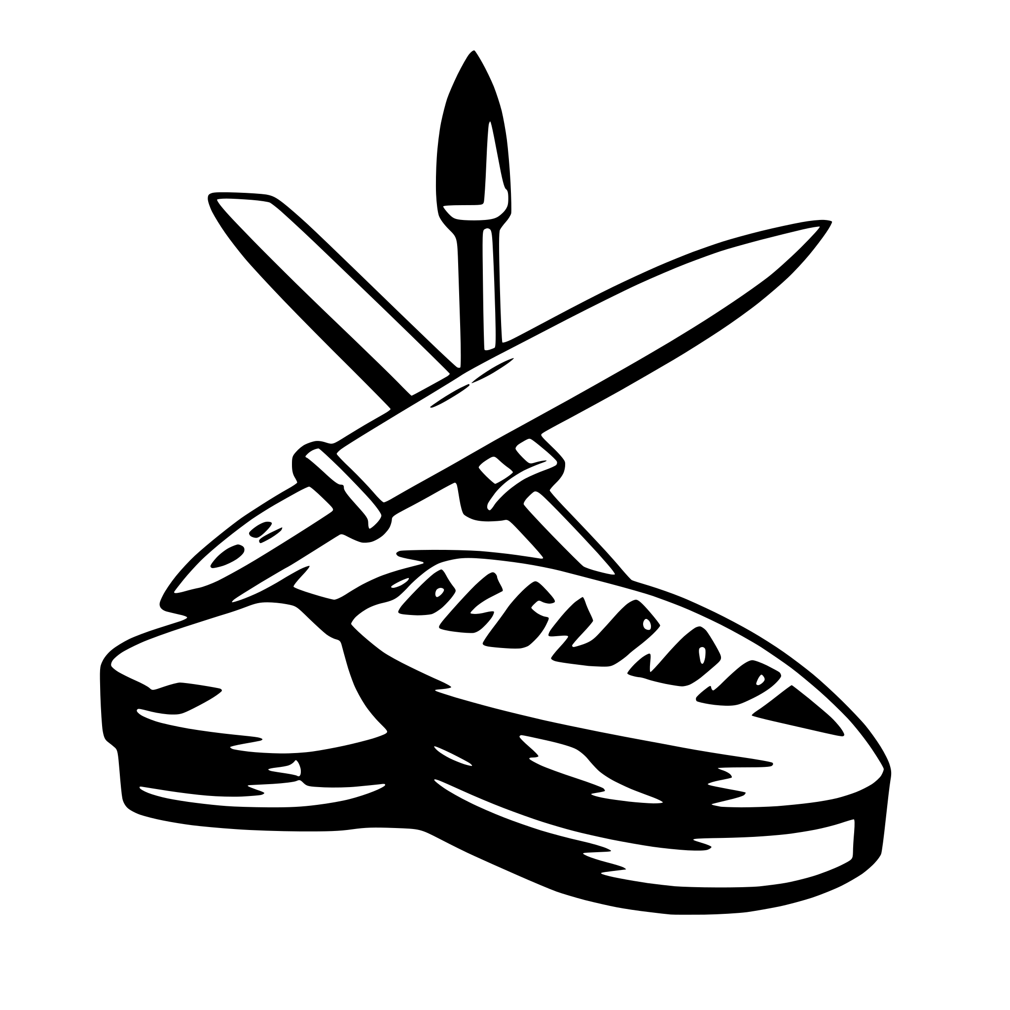 AI-generated SVG of a tong