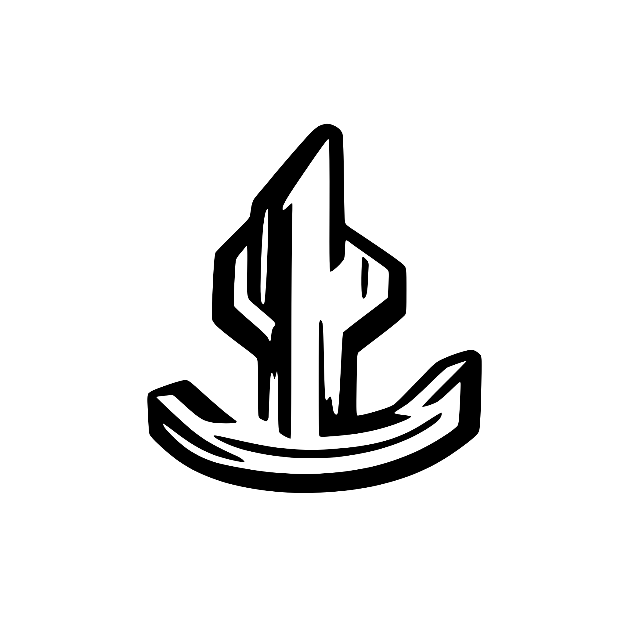 AI-generated SVG of a A capital F made from one continuous shape that turns into an arrow on the top for use as a logo