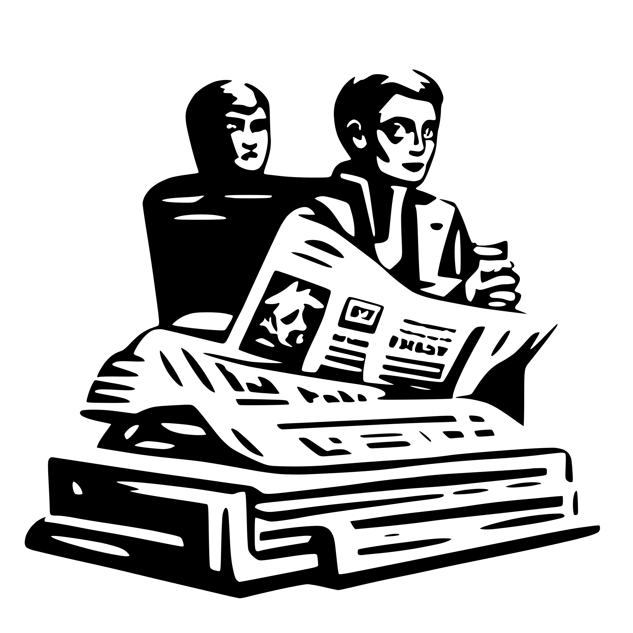 AI-generated SVG of a Newspaper subscriptions