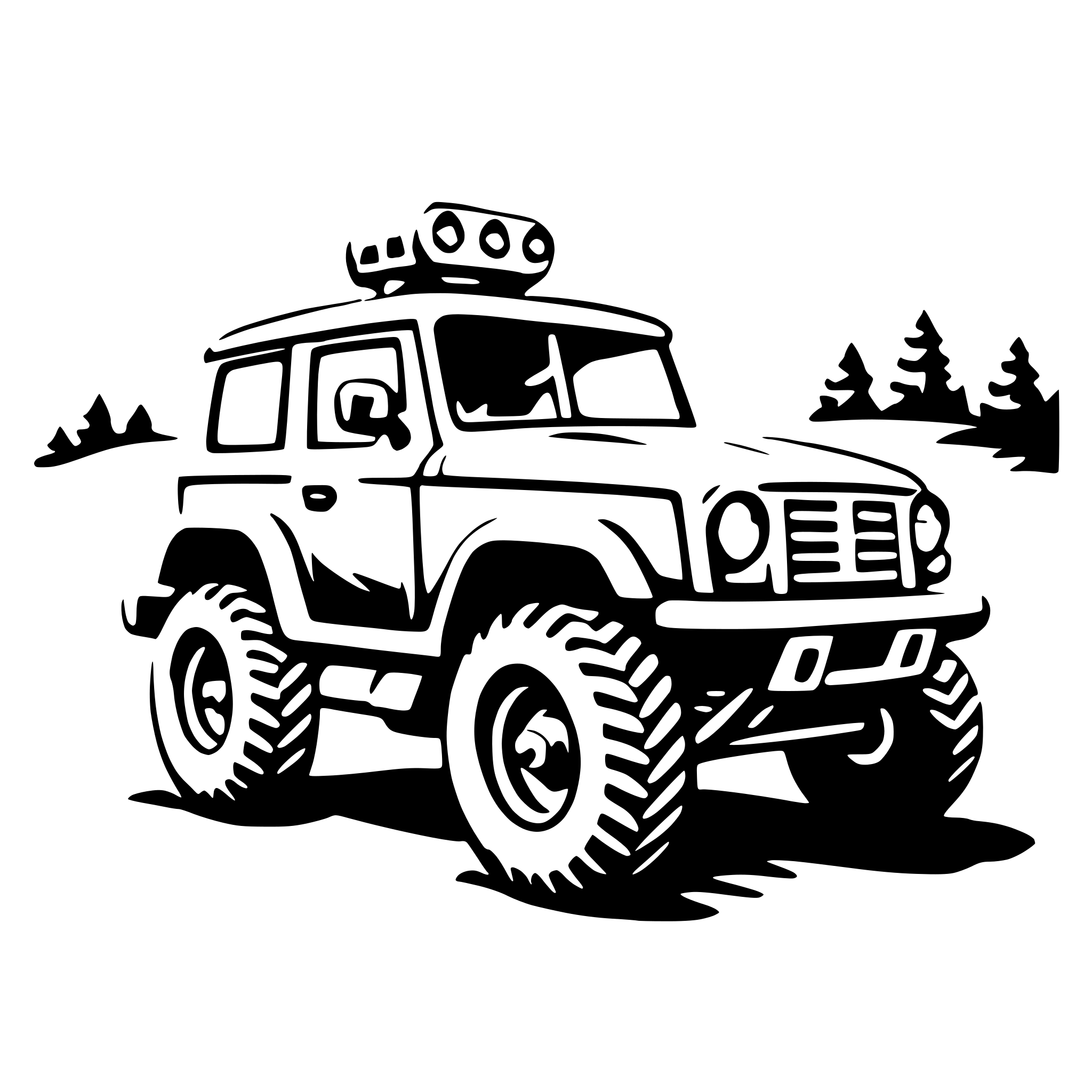 AI-generated SVG of 'off-road vehicle'