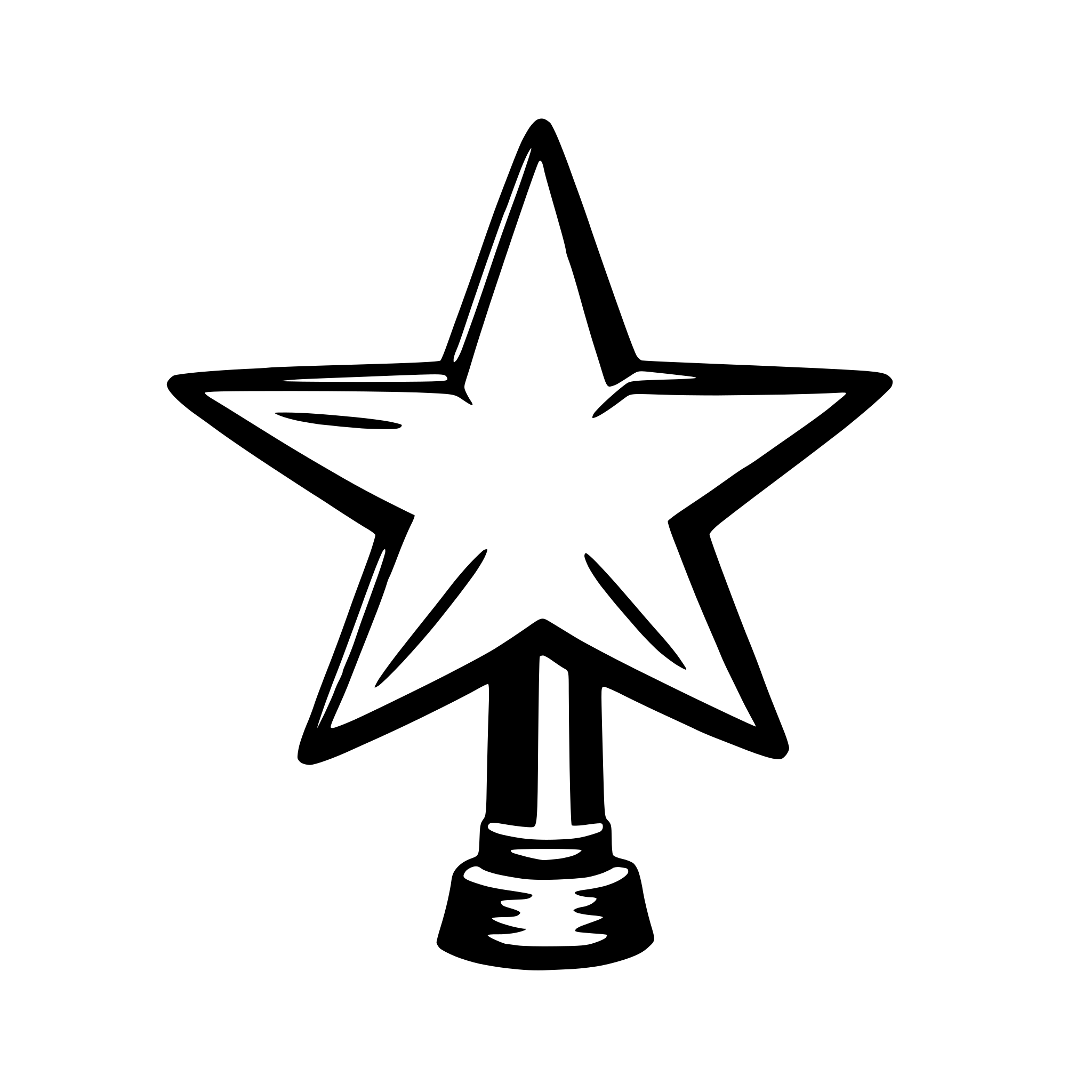 AI-generated SVG of a christmas star