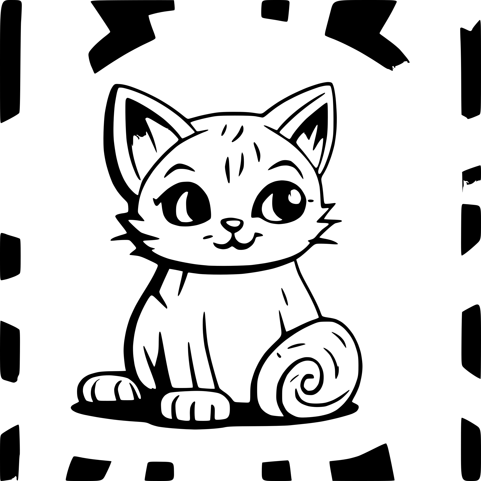AI-generated SVG of 'Cat Christmas'
