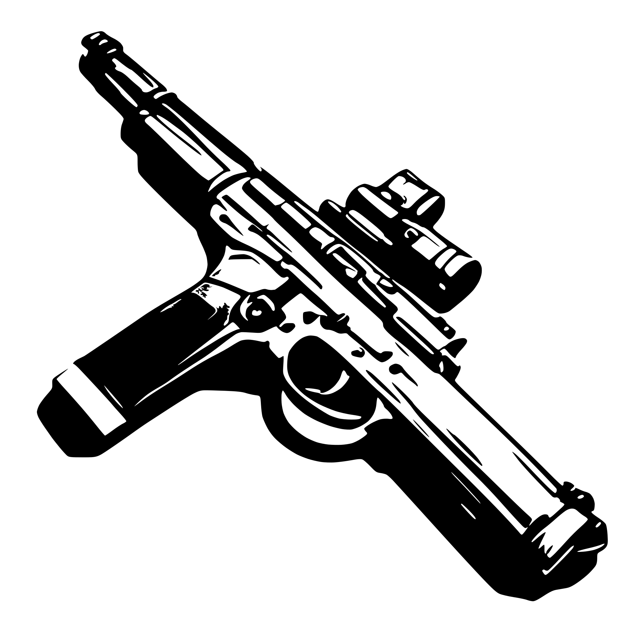 AI-generated SVG of 'Military M915A5'
