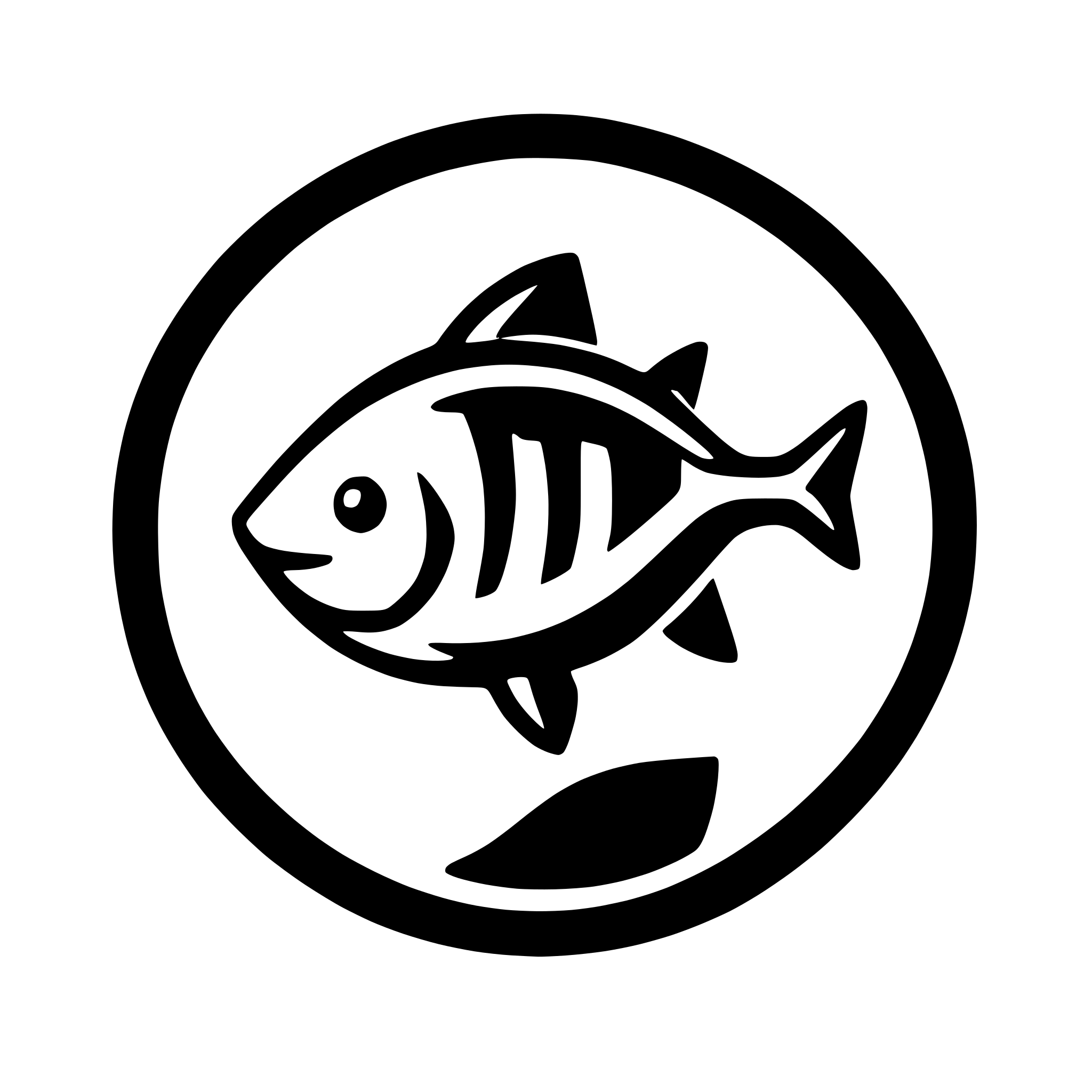 AI-generated SVG of a fish