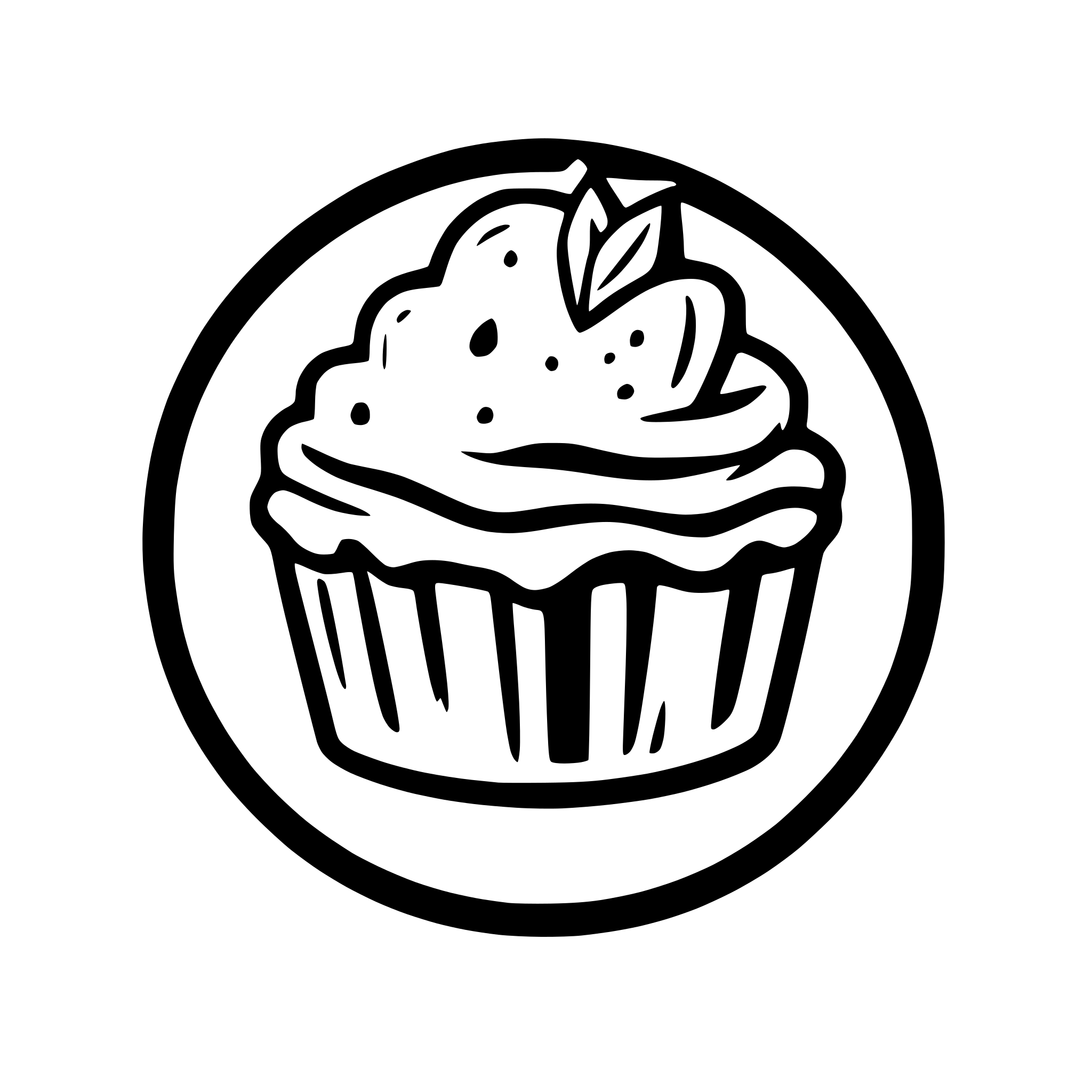 AI-generated SVG of a strawberry cake