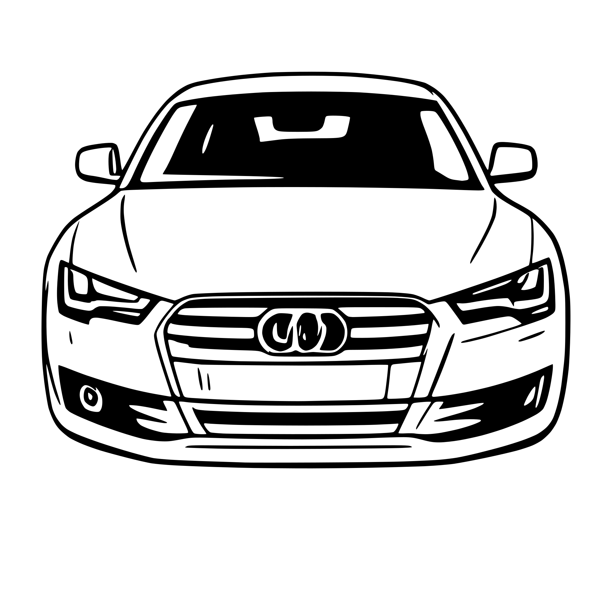 AI-generated SVG of 'audi a5'