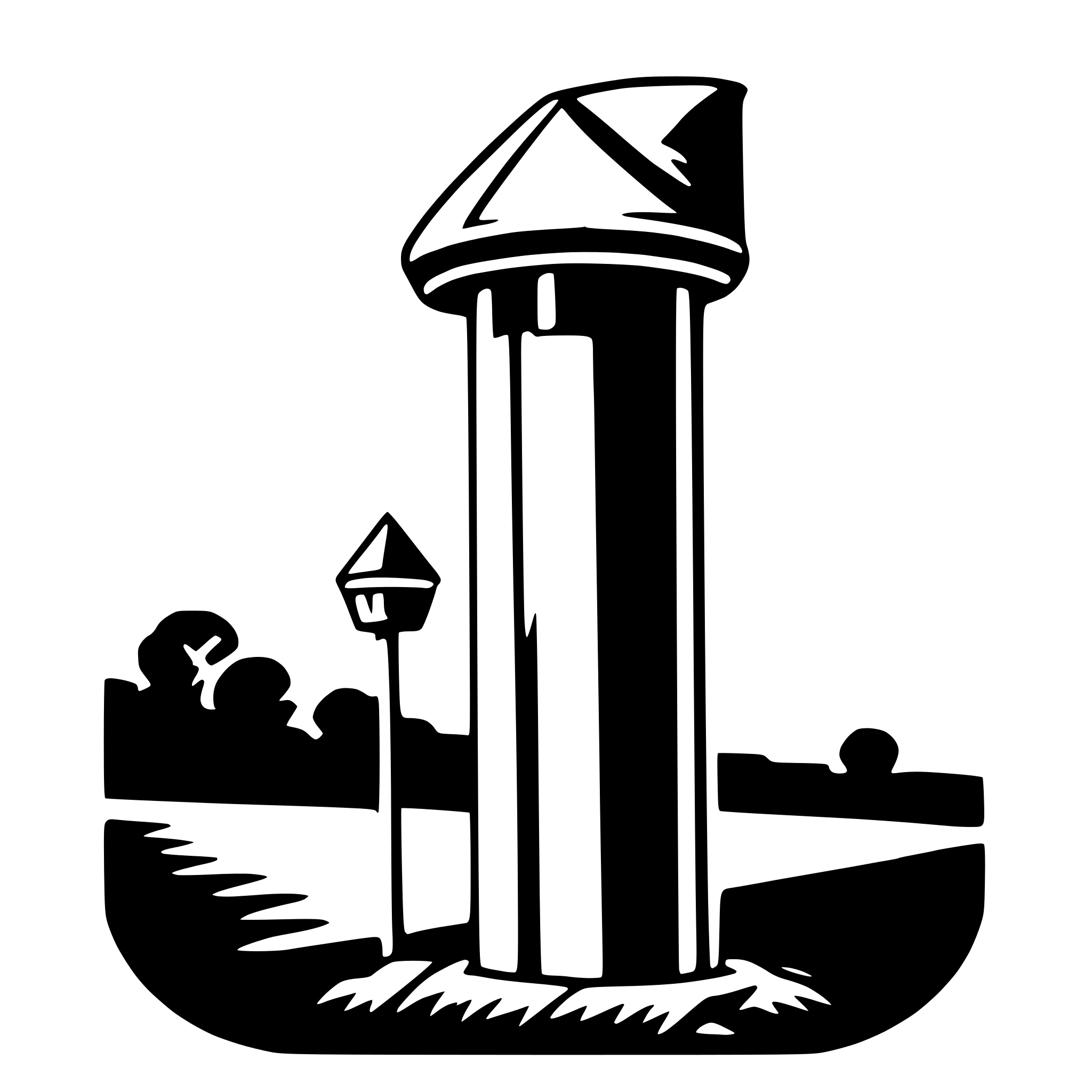 AI-generated SVG of a windsock