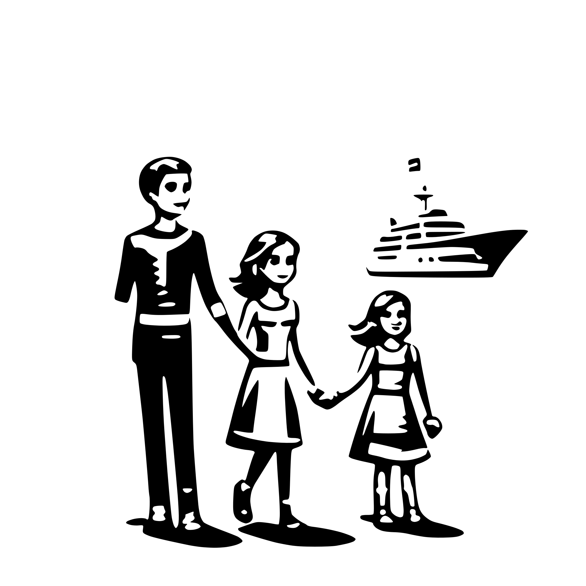 AI-generated SVG of 'FAMILY CRUISE'