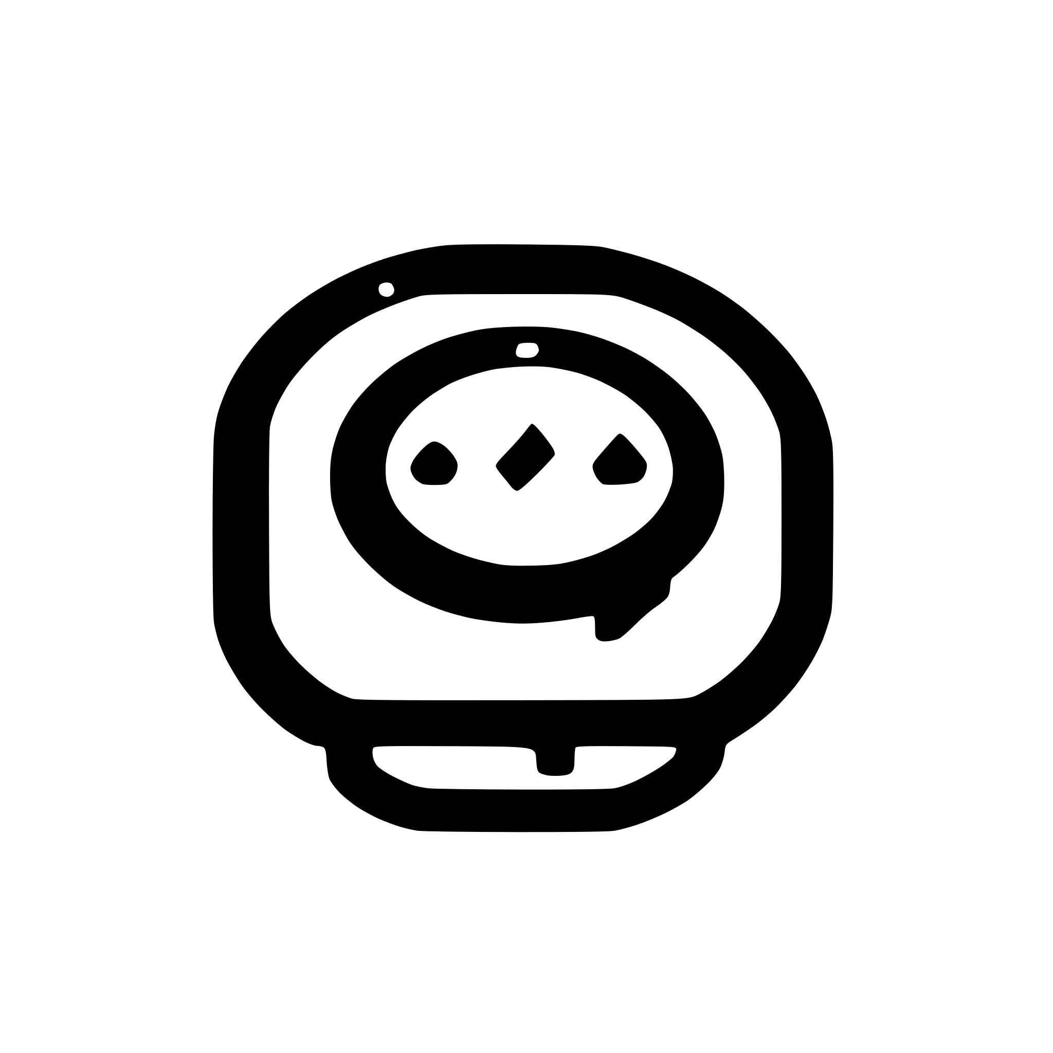 AI-generated SVG of 'Terminal icon with a button'