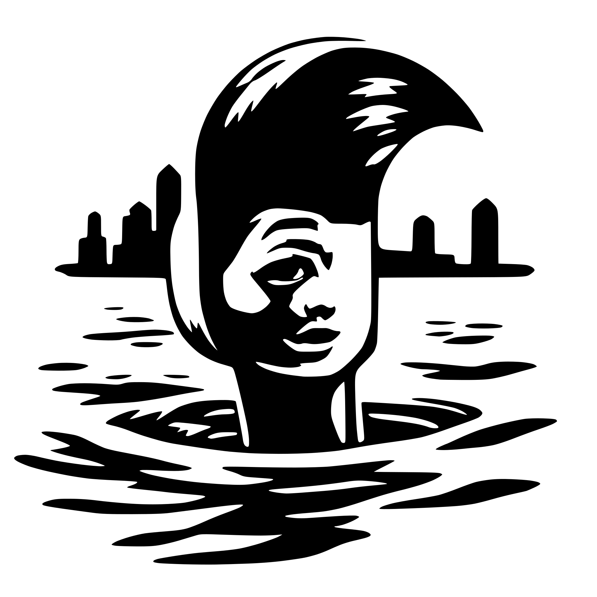 AI-generated SVG of a swim