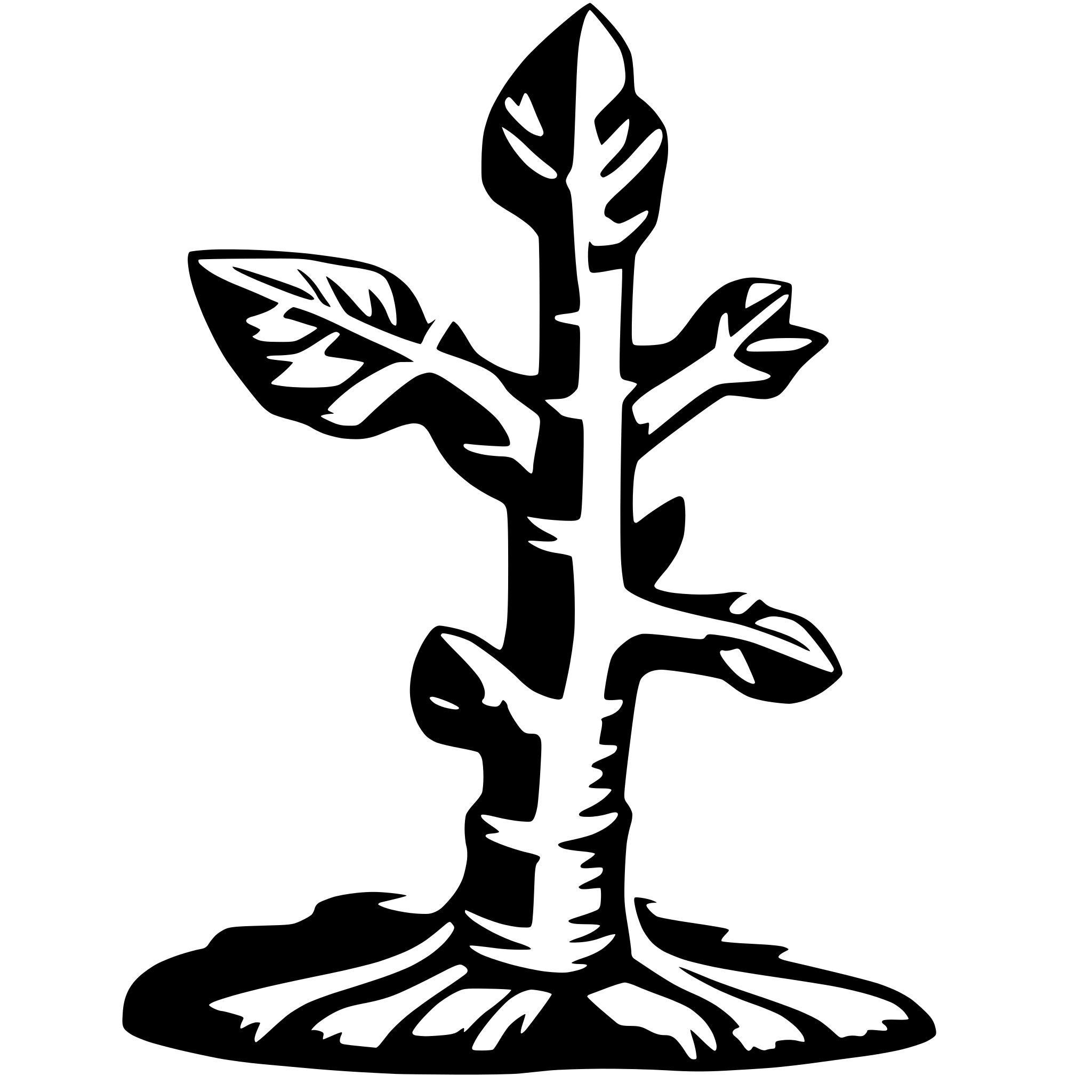 AI-generated SVG of a backbone