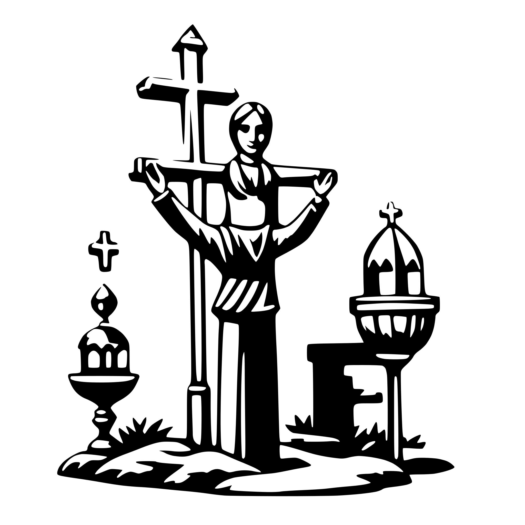 AI-generated SVG of a Vintage christianity