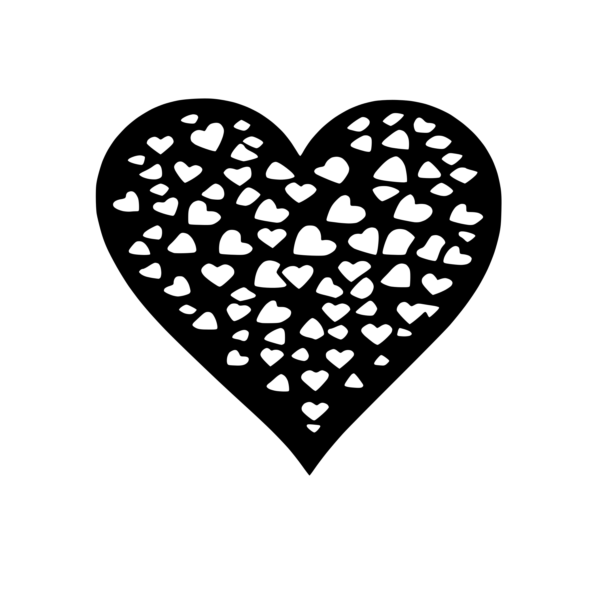 AI-generated SVG of a love heart