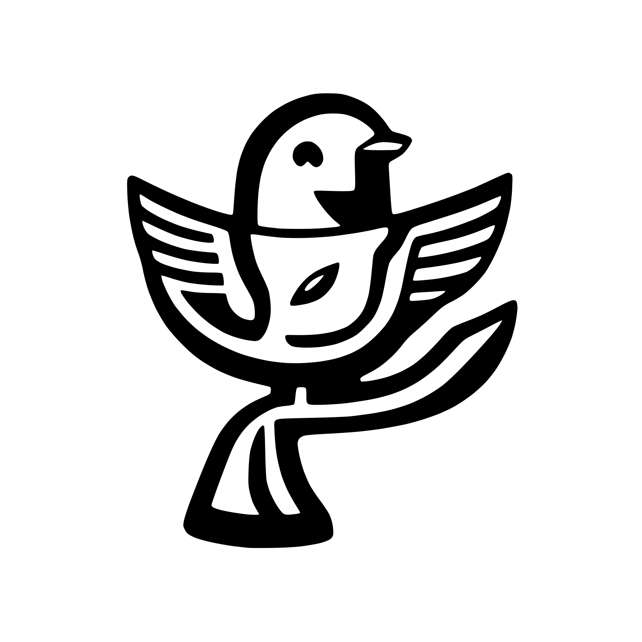 AI-generated SVG of 'point of interest bird'