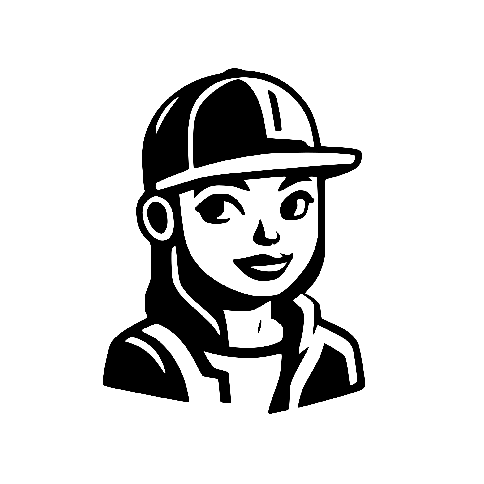 AI-generated SVG of a inscription hip hop