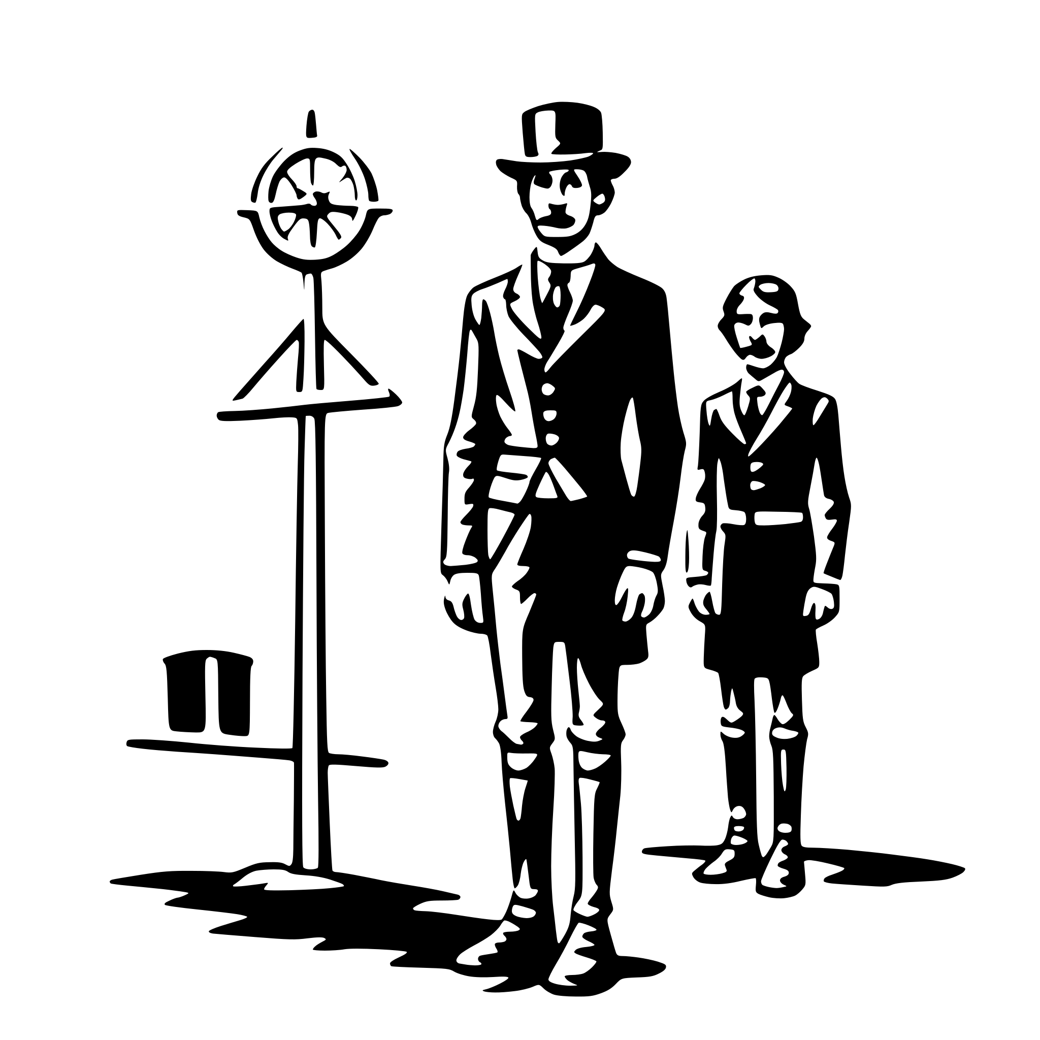 AI-generated SVG of a wright brothers
