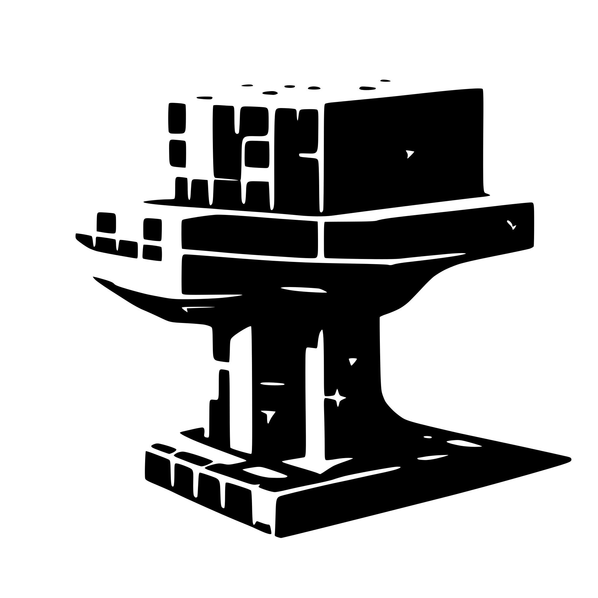 AI-generated SVG of 'anvil made of pixels'