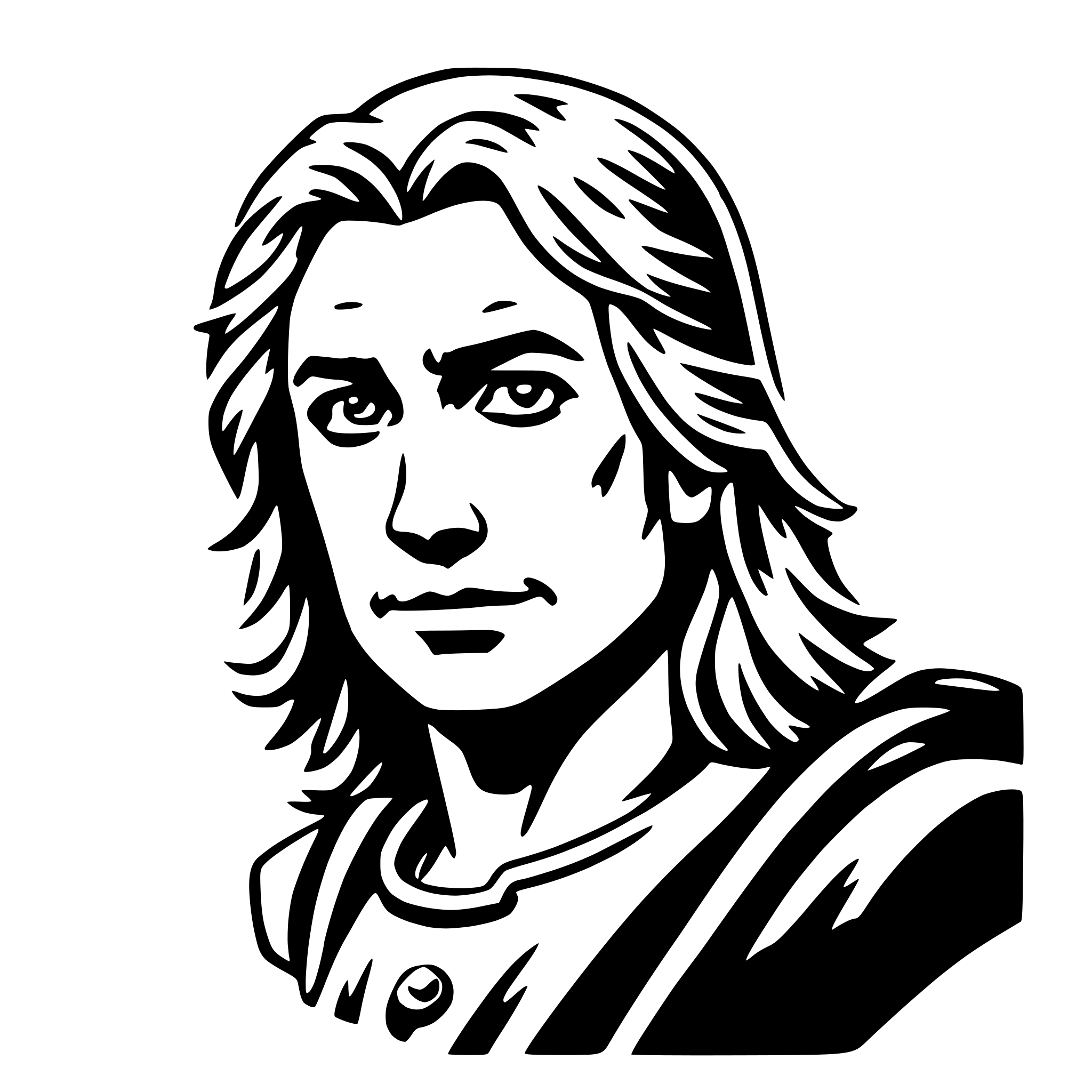 AI-generated SVG of 'thor'