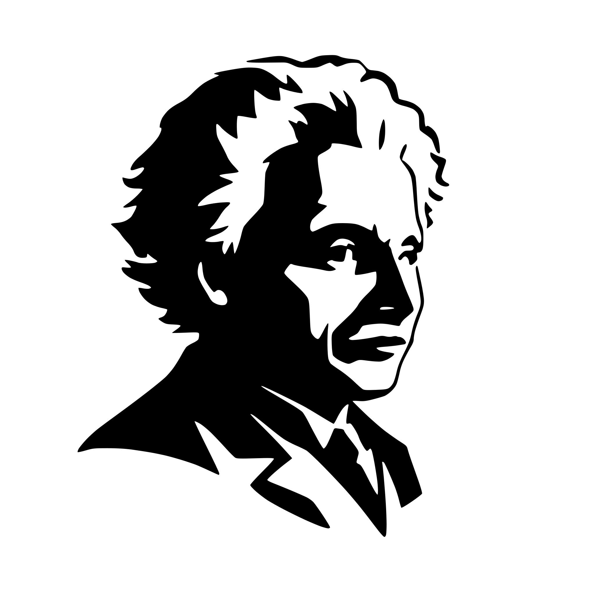 AI-generated SVG of a albert einstein