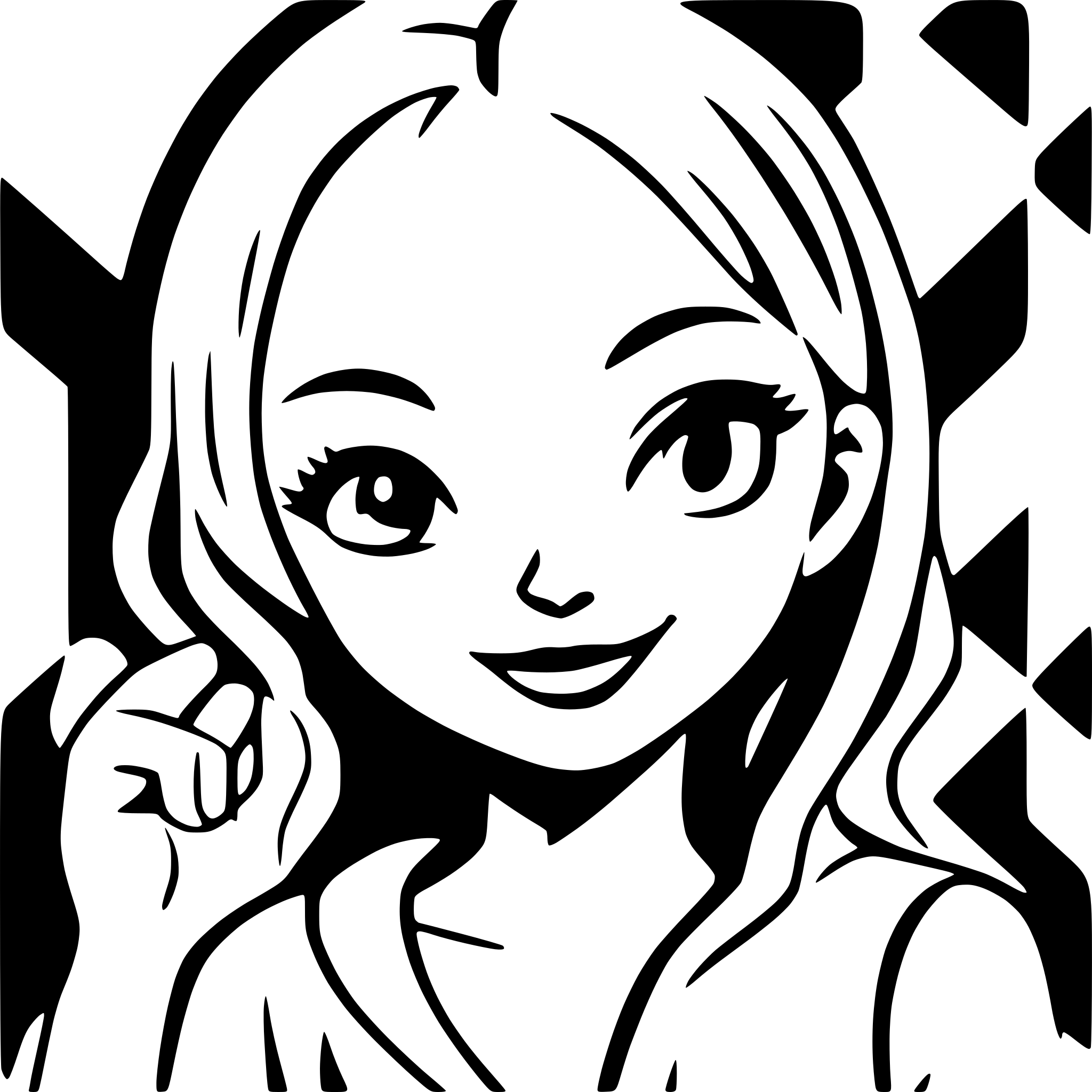 AI-generated SVG of a smiles sculptor