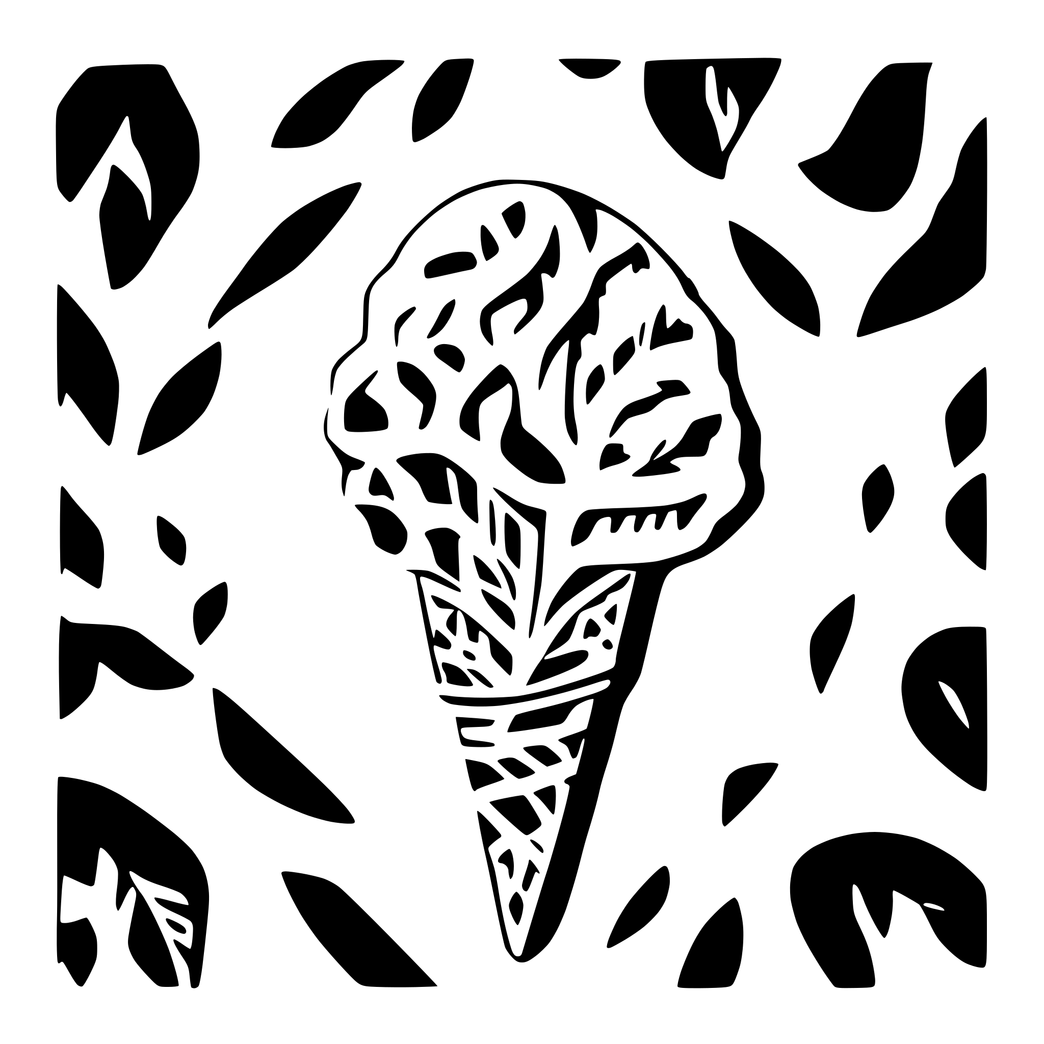 AI-generated SVG of a Ice cream