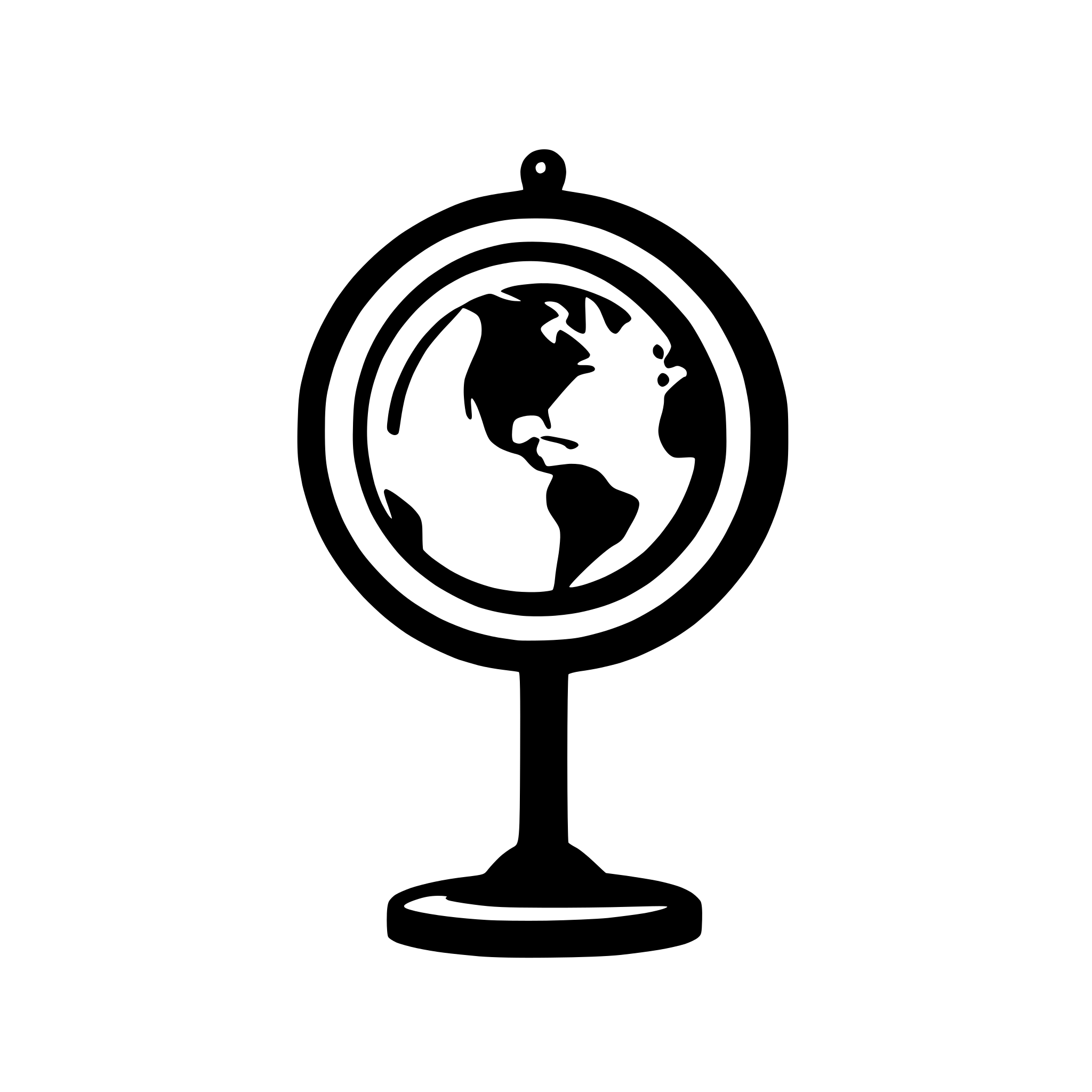 AI-generated SVG of 'globe with magnifying glass'