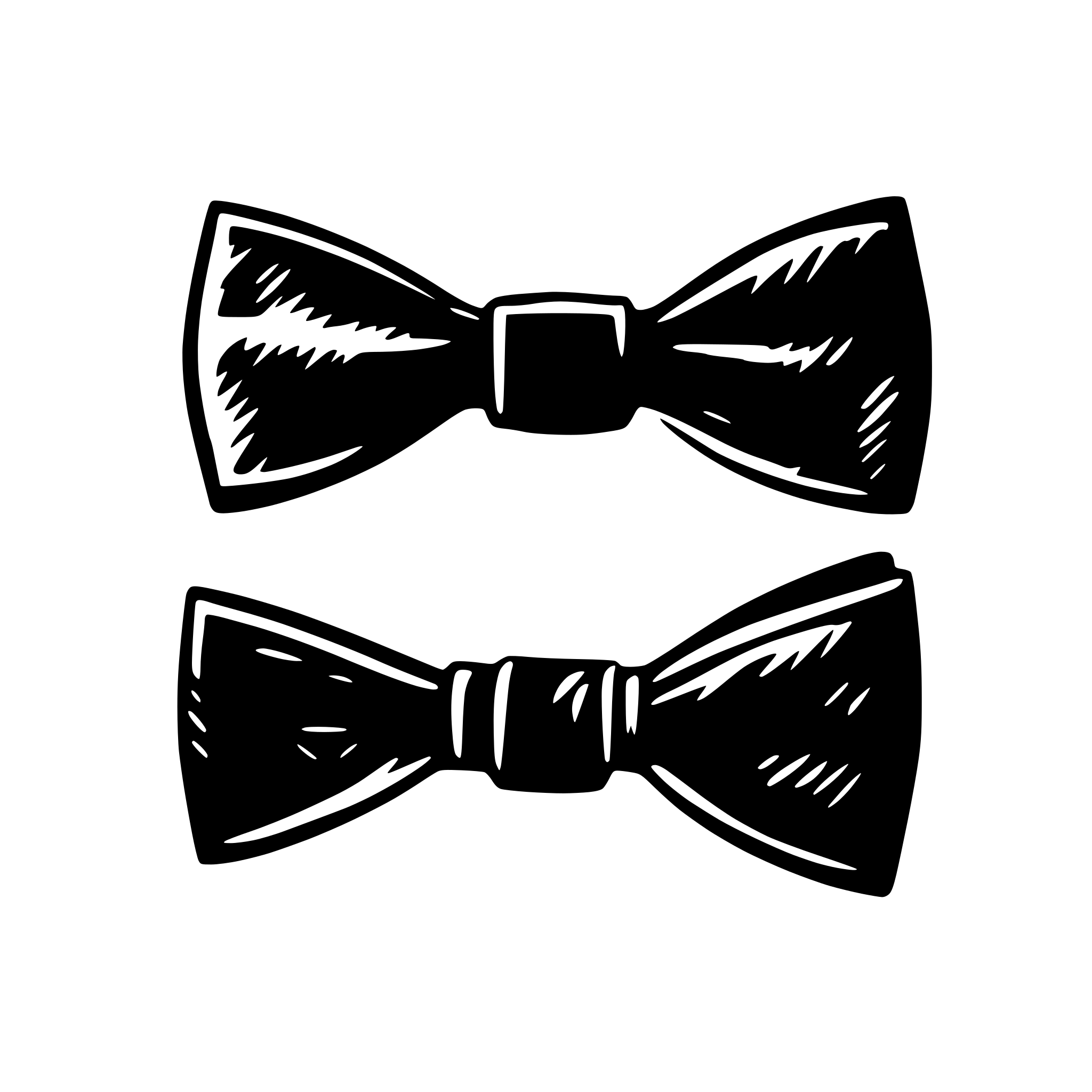 AI-generated SVG of a bow tie