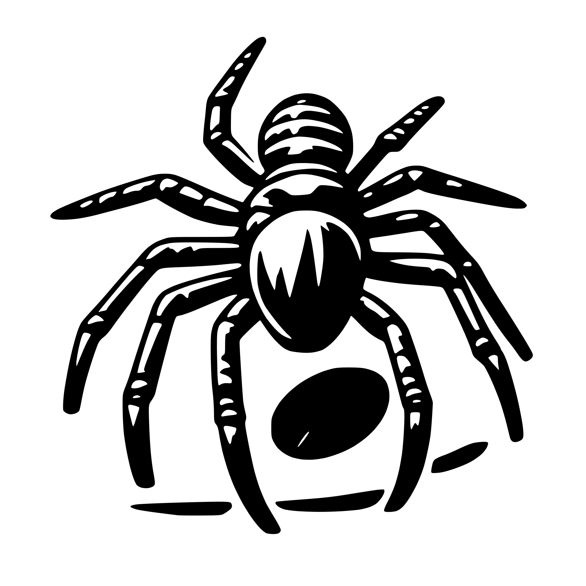 AI-generated SVG of 'Spider'