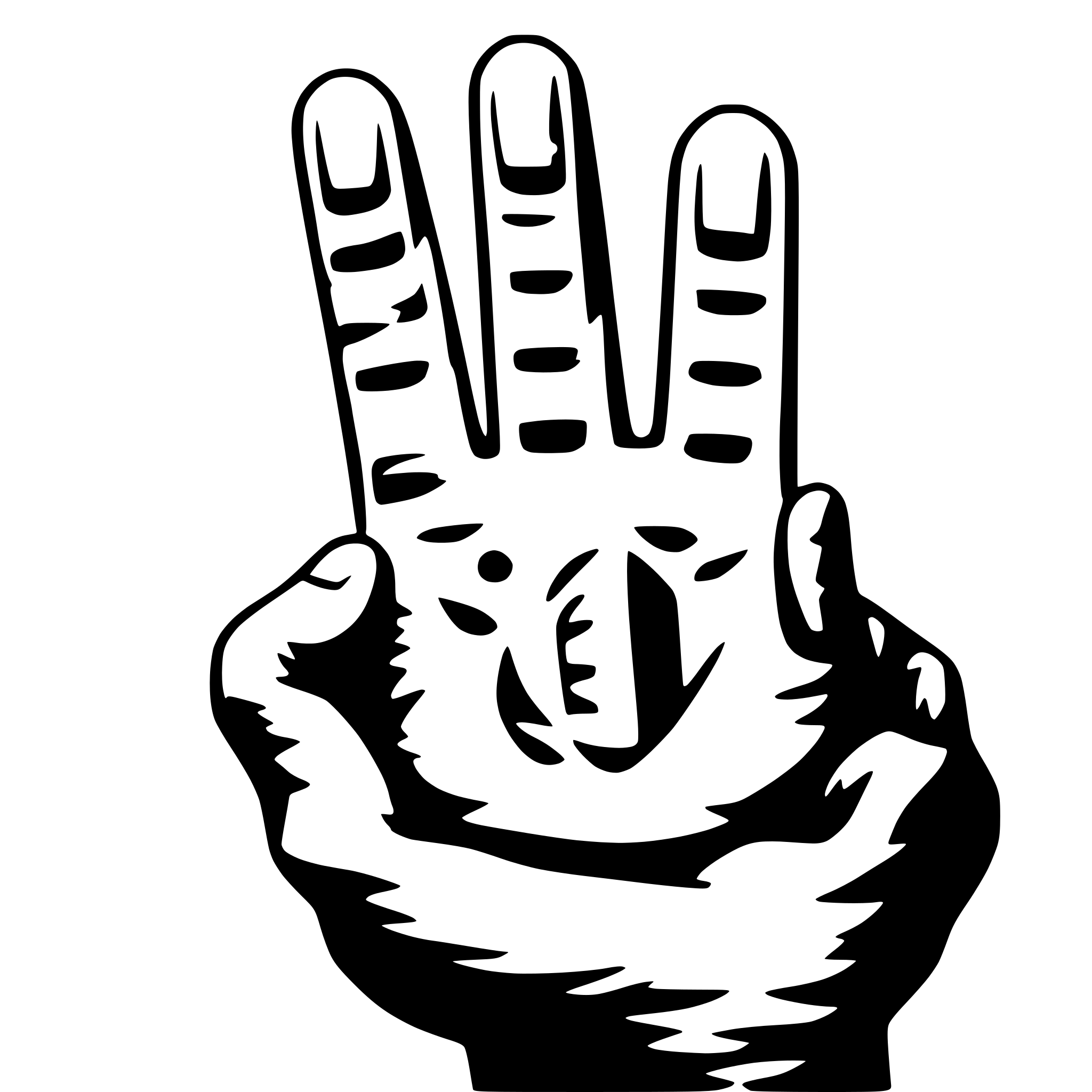 AI-generated SVG of a 1 coin with a hand with 6 fingers