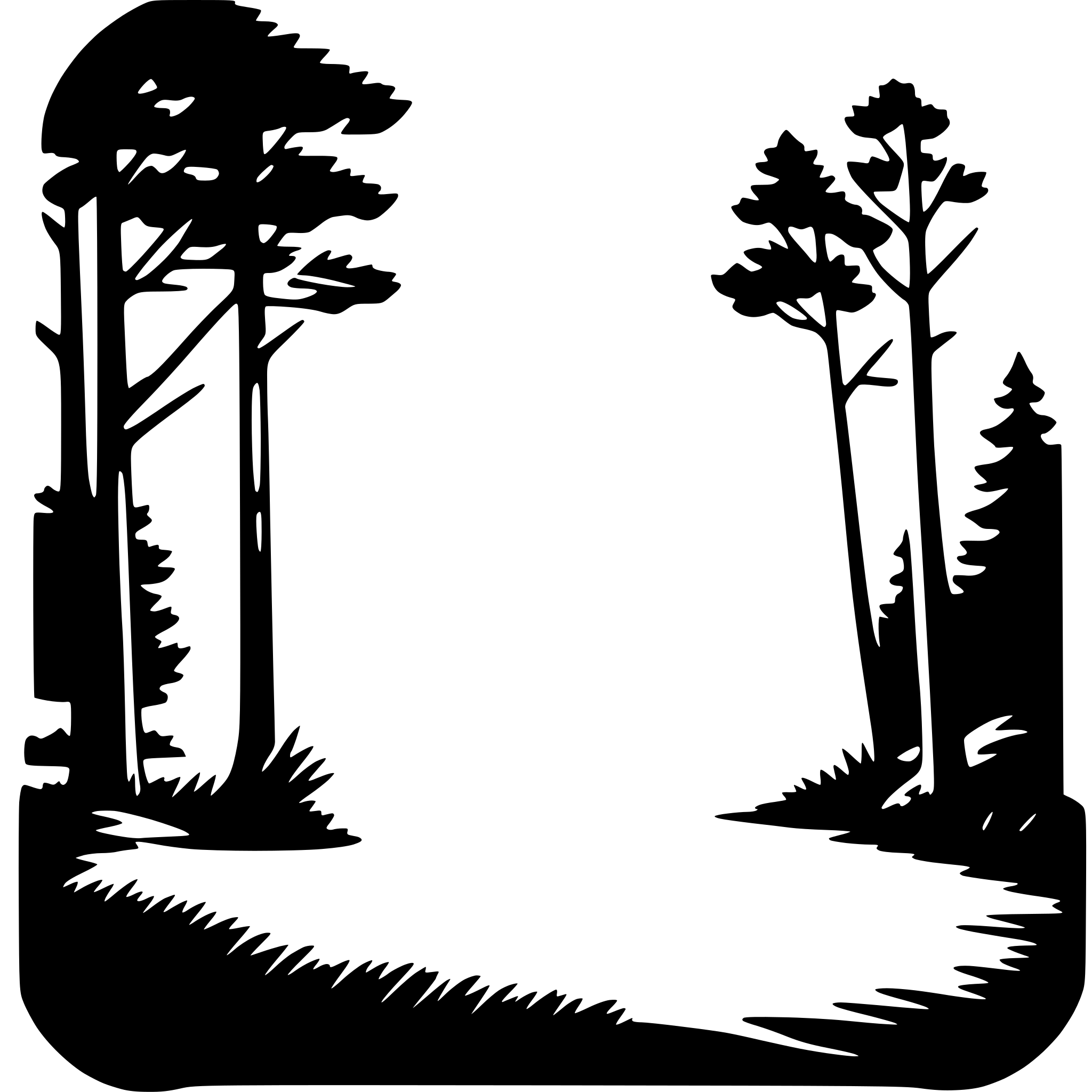 AI-generated SVG of 'forest mist'
