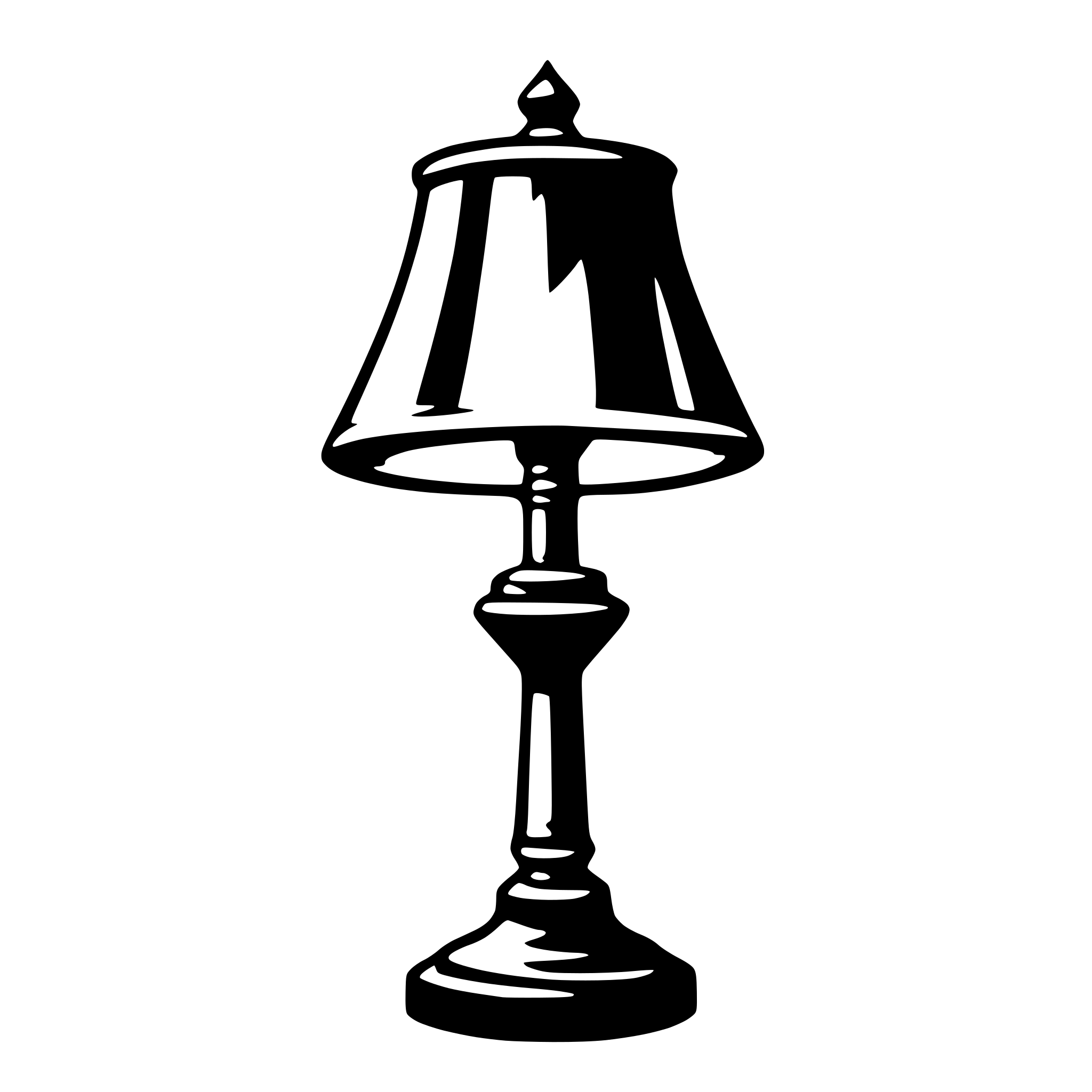 AI-generated SVG of a lamp