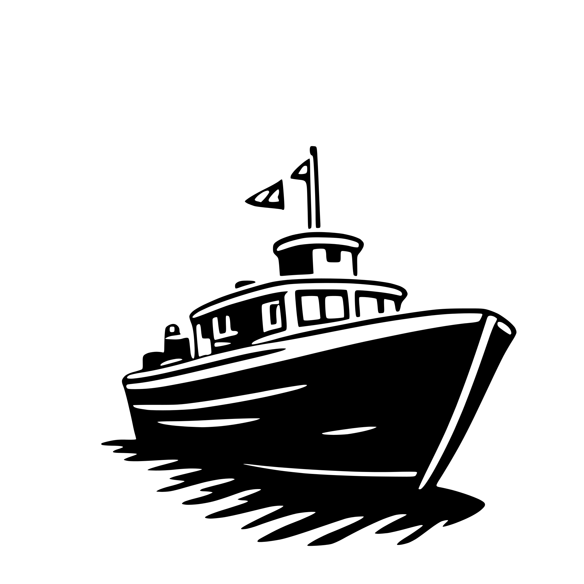 AI-generated SVG of 'boat'